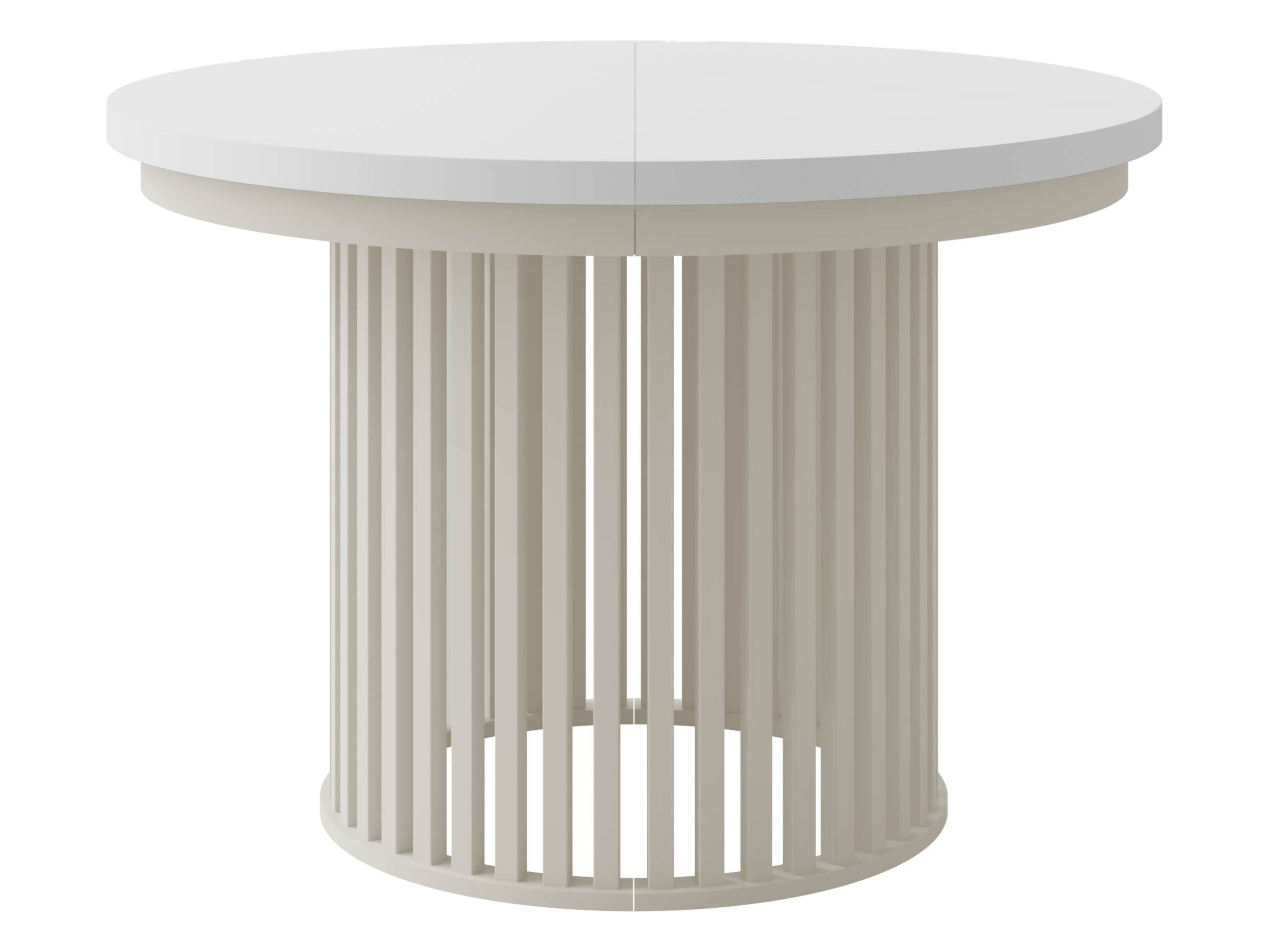 Table Racine 145 (White + Cashmere)