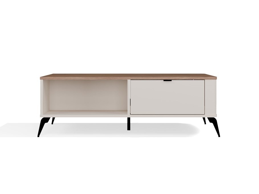 Coffee table Soavie 107 (Cashmere + Oak)