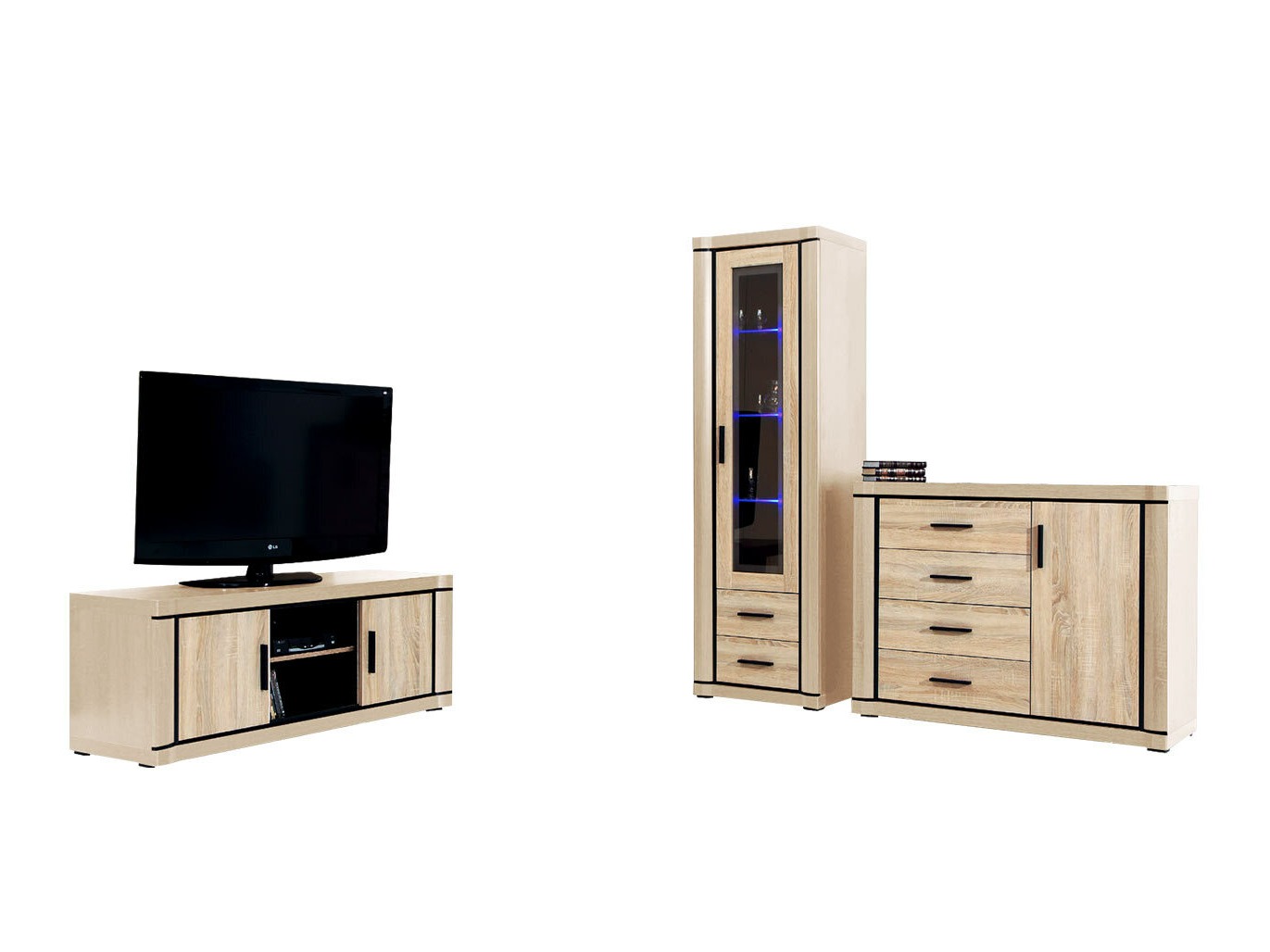 Living room set Lorelie 122 (Sonoma oak)