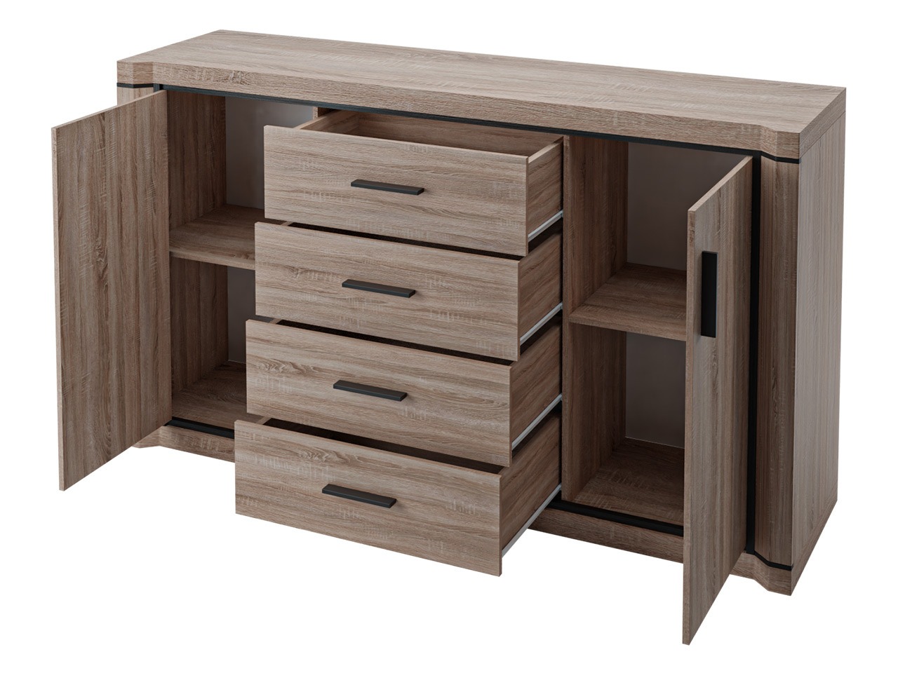 Living room set Lorelie 124 (Sonoma oak)