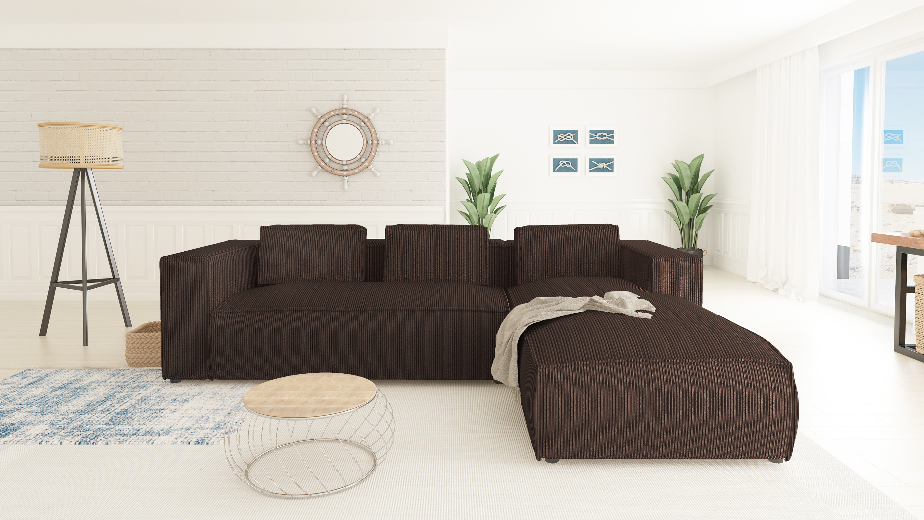 Corner sofa Tenromu 104 (Lincoln 29)