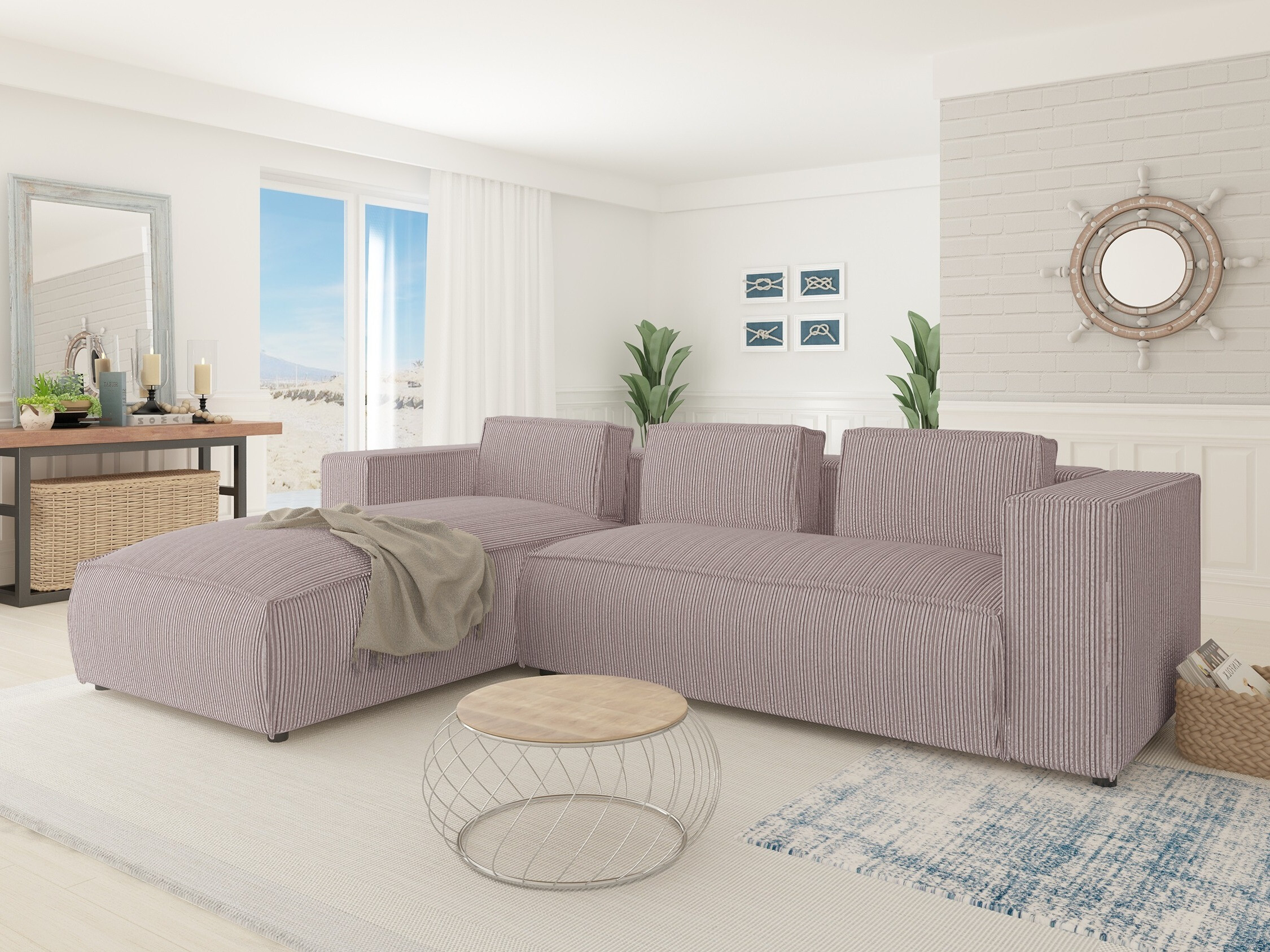 Corner sofa Tenromu 104 (Lincoln 61)