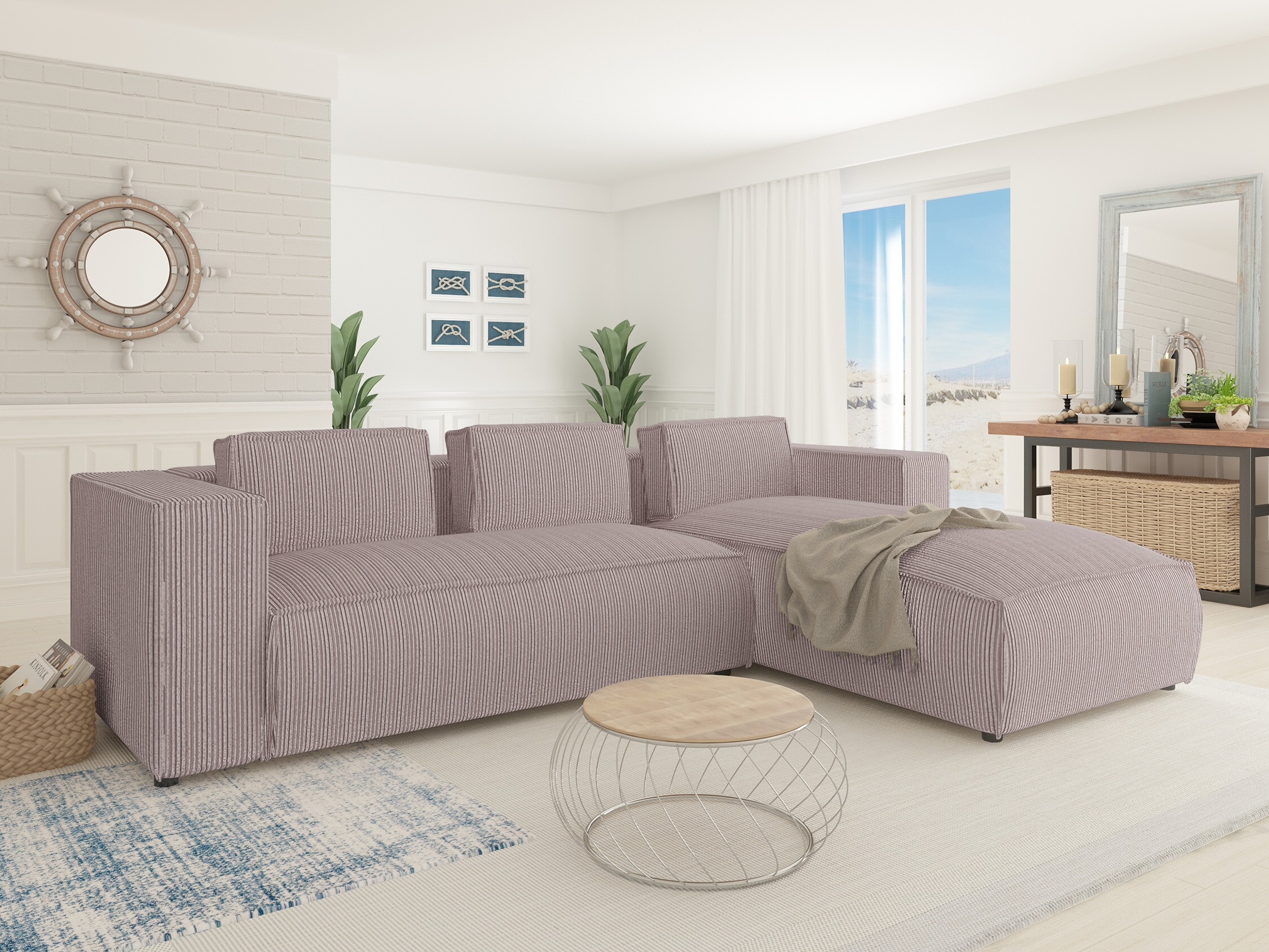 Corner sofa Tenromu 104 (Lincoln 61)