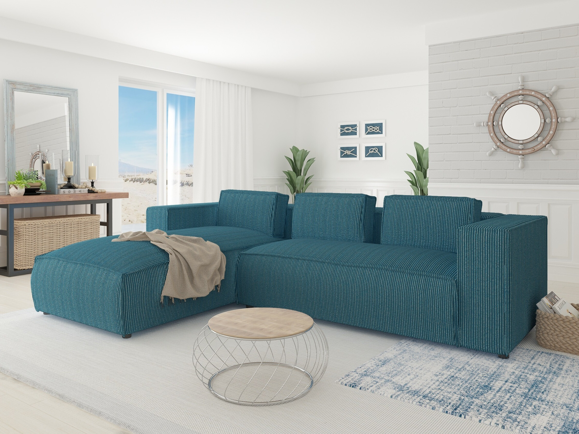 Corner sofa Tenromu 104 (Lincoln 75)