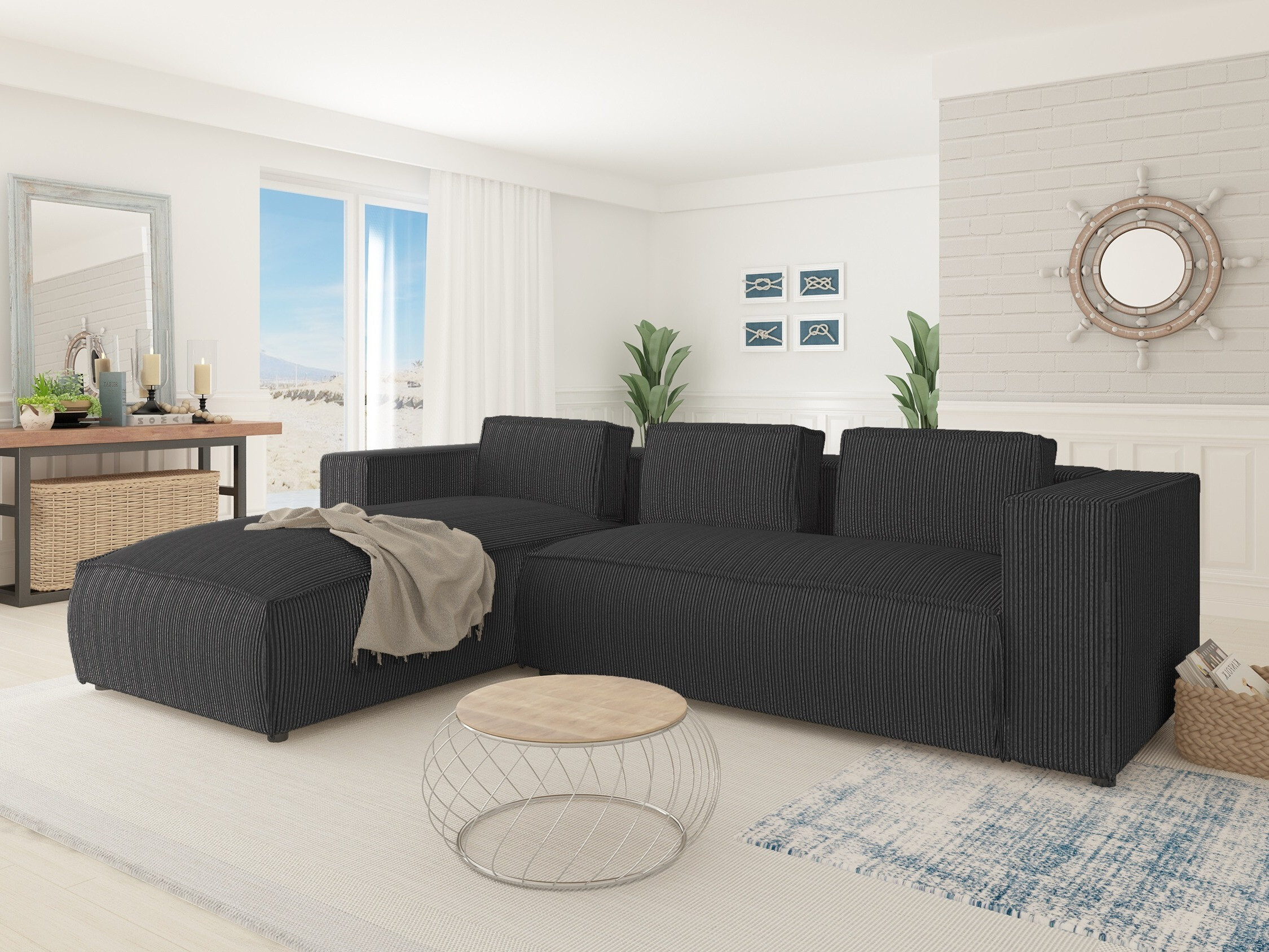 Corner sofa Tenromu 104 (Lincoln 90)
