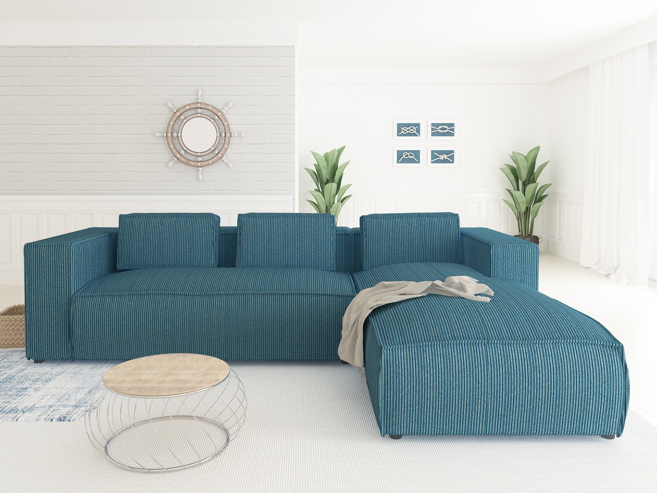 Corner sofa Tenromu 104 (Lincoln 75)