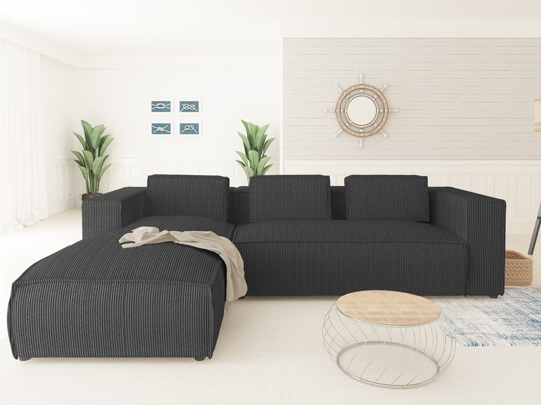 Corner sofa Tenromu 104 (Lincoln 90)