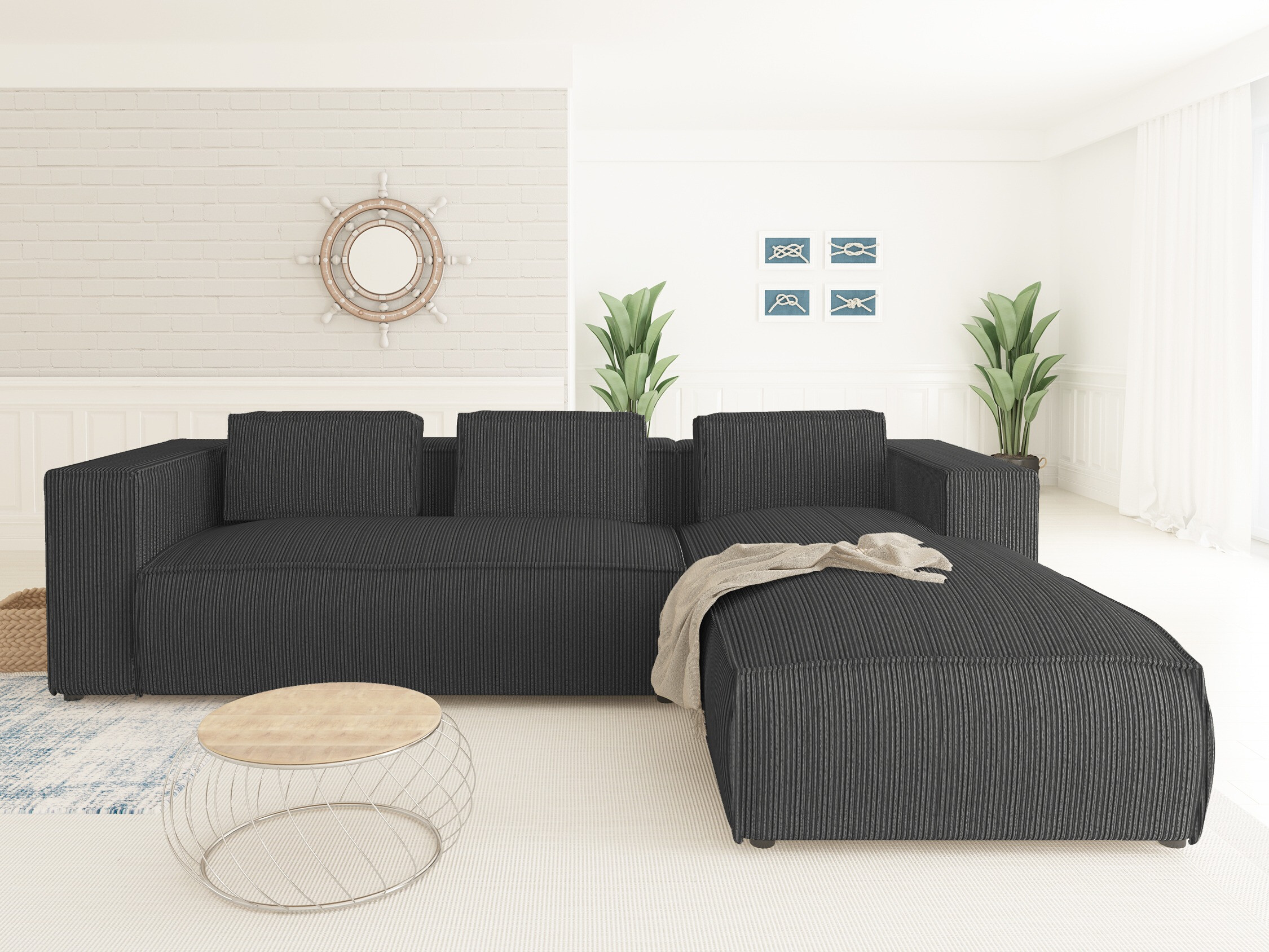 Corner sofa Tenromu 104 (Lincoln 90)