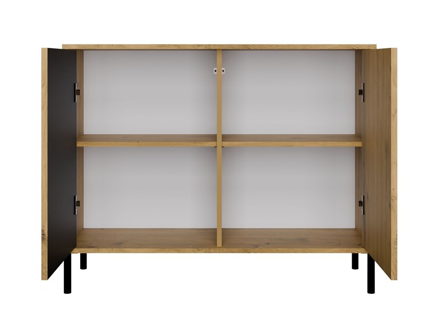 Sideboard Orlsone 109 (Artisan oak + Black)