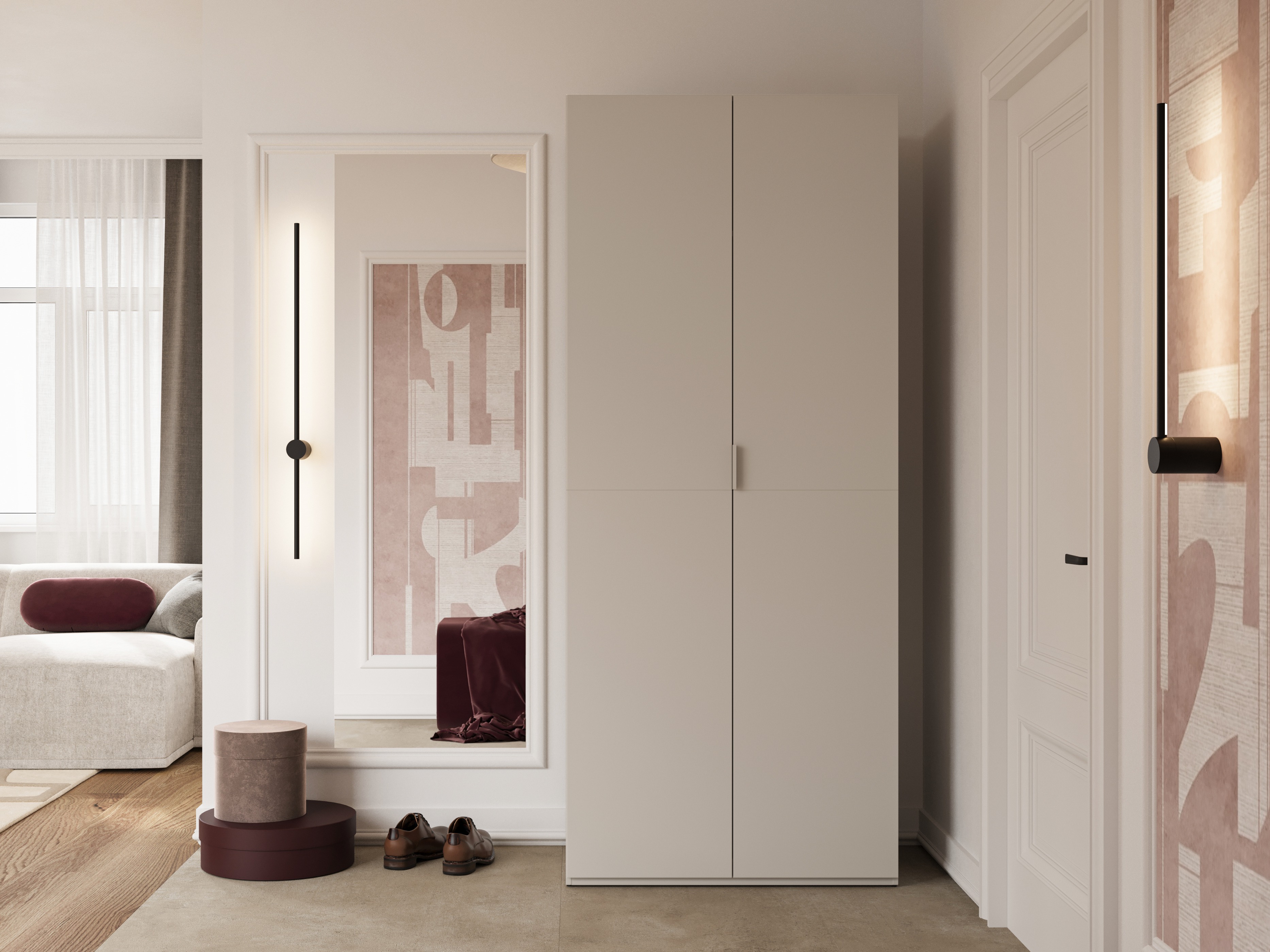 Wardrobe Austin 387 (Cashmere)