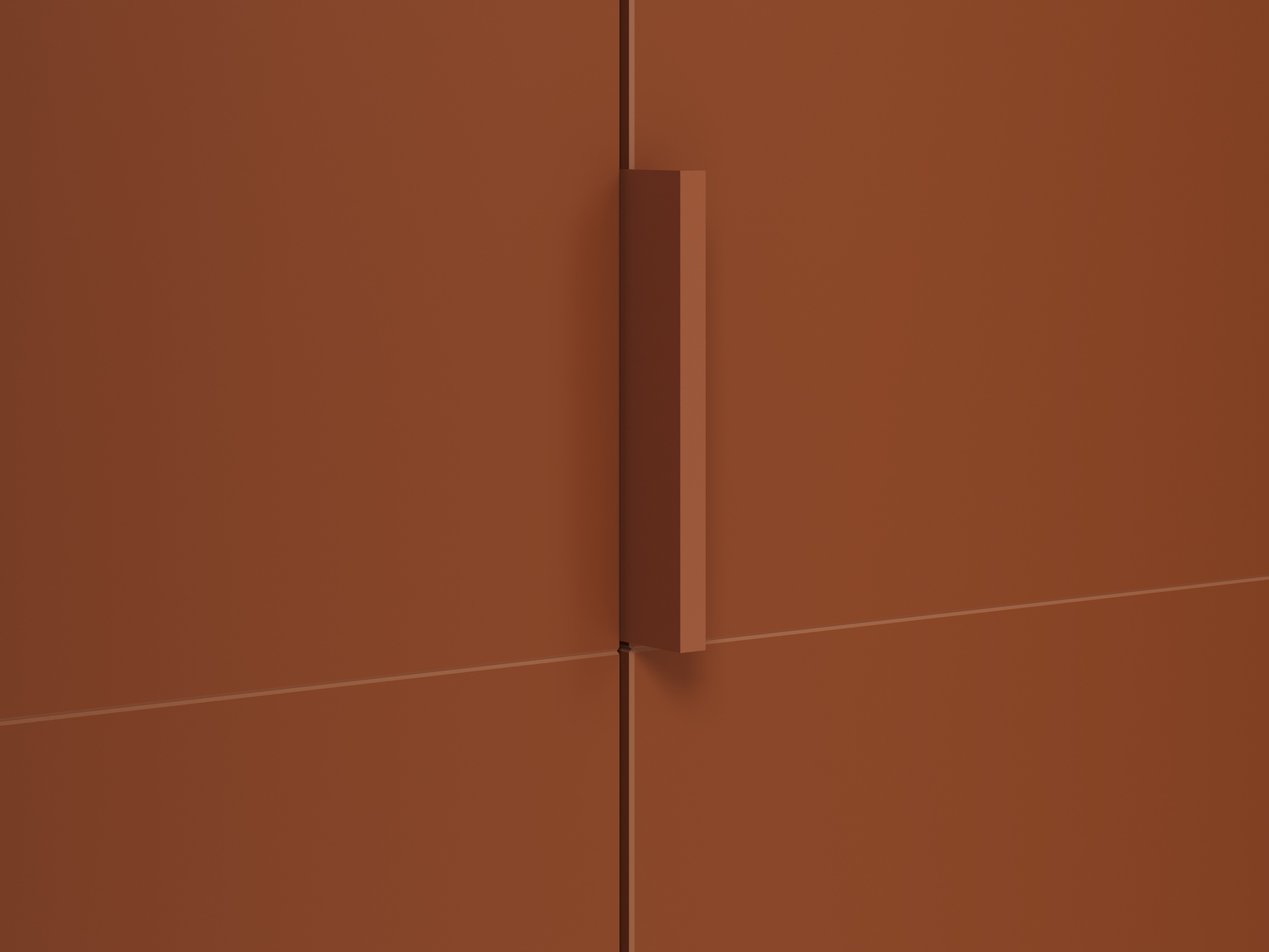 Wardrobe Austin 387 (Orange + Oak)