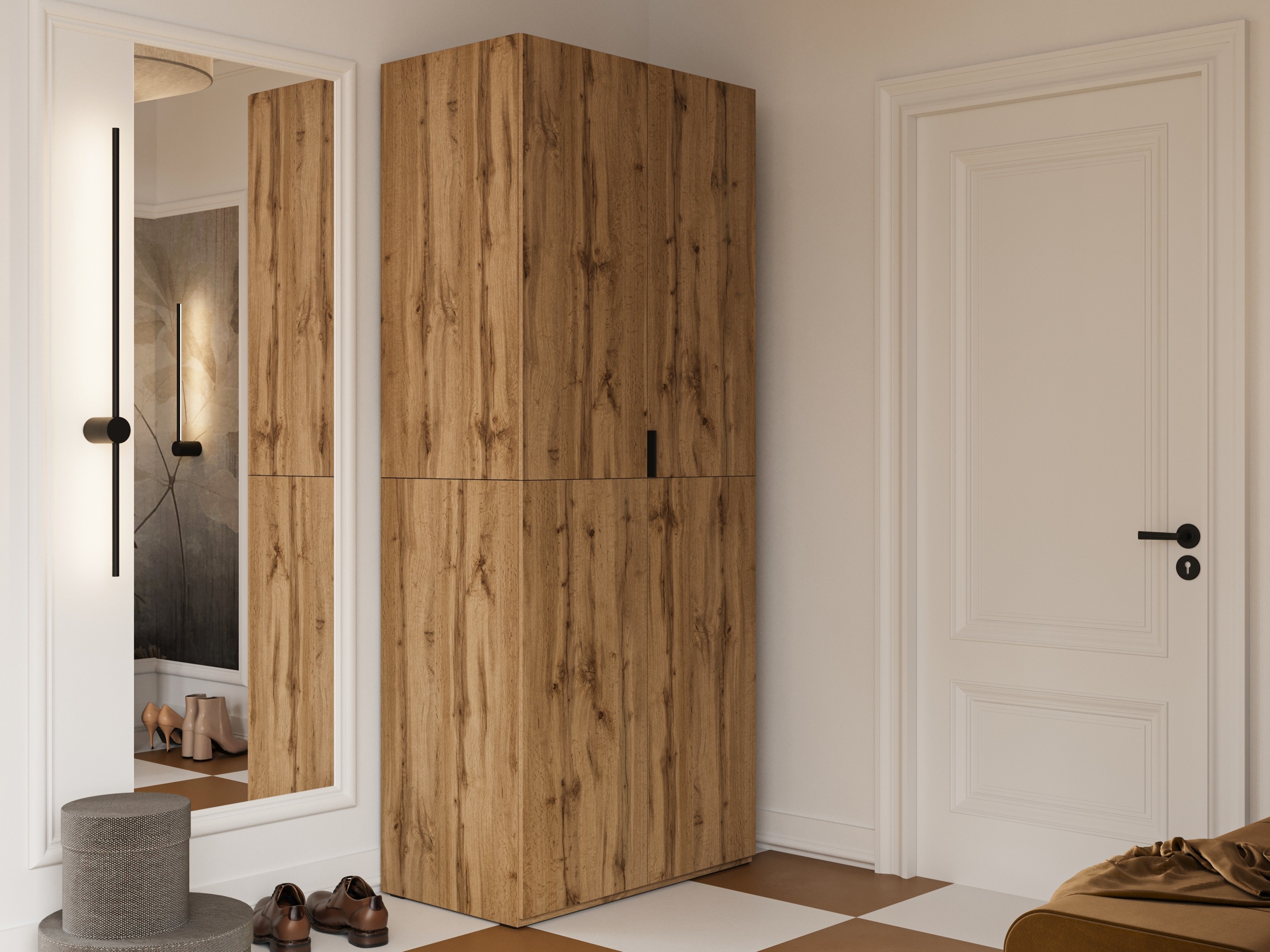 Wardrobe Austin 387 (Wotan Oak)