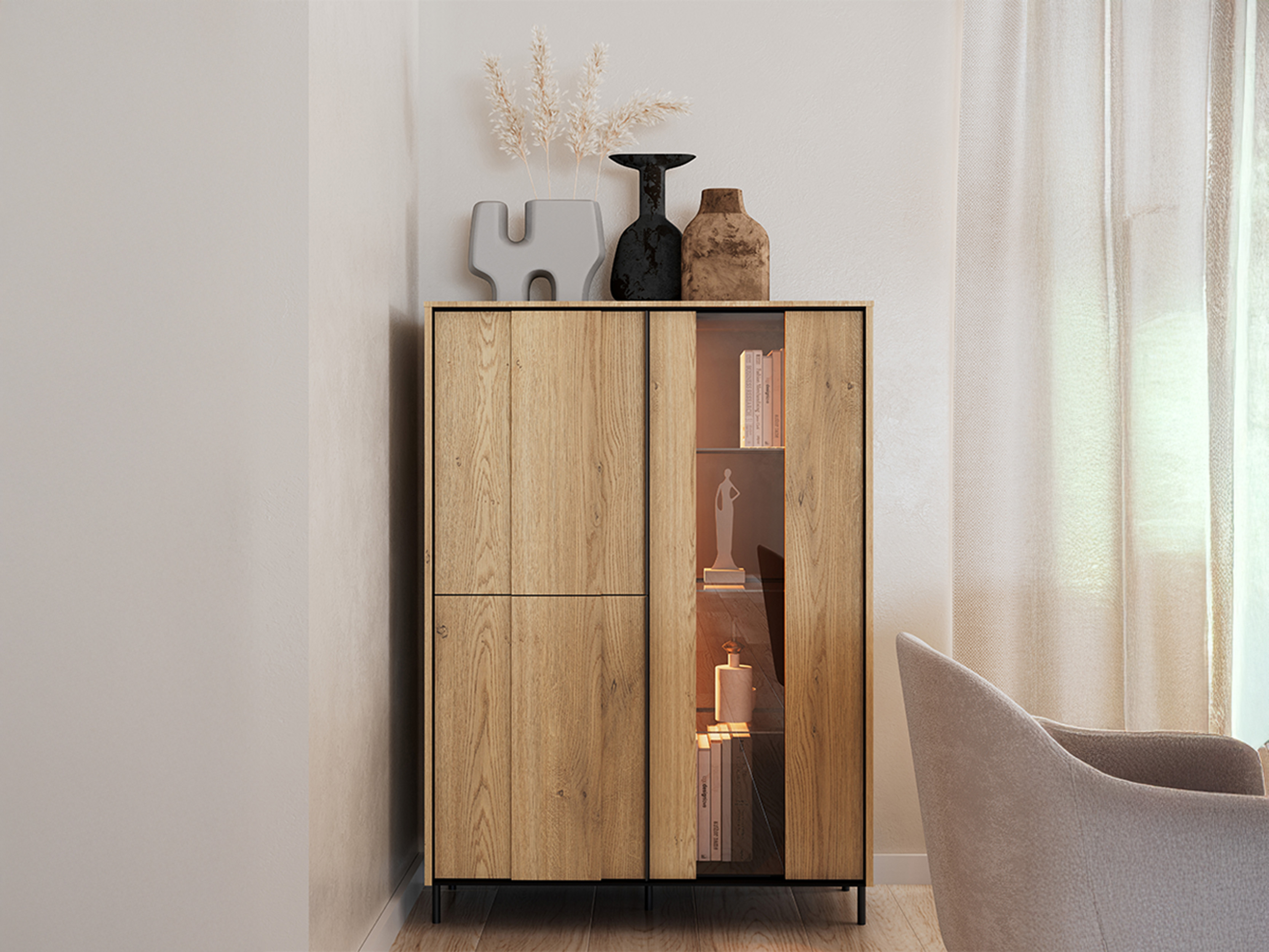 Bookcase Melveni 101