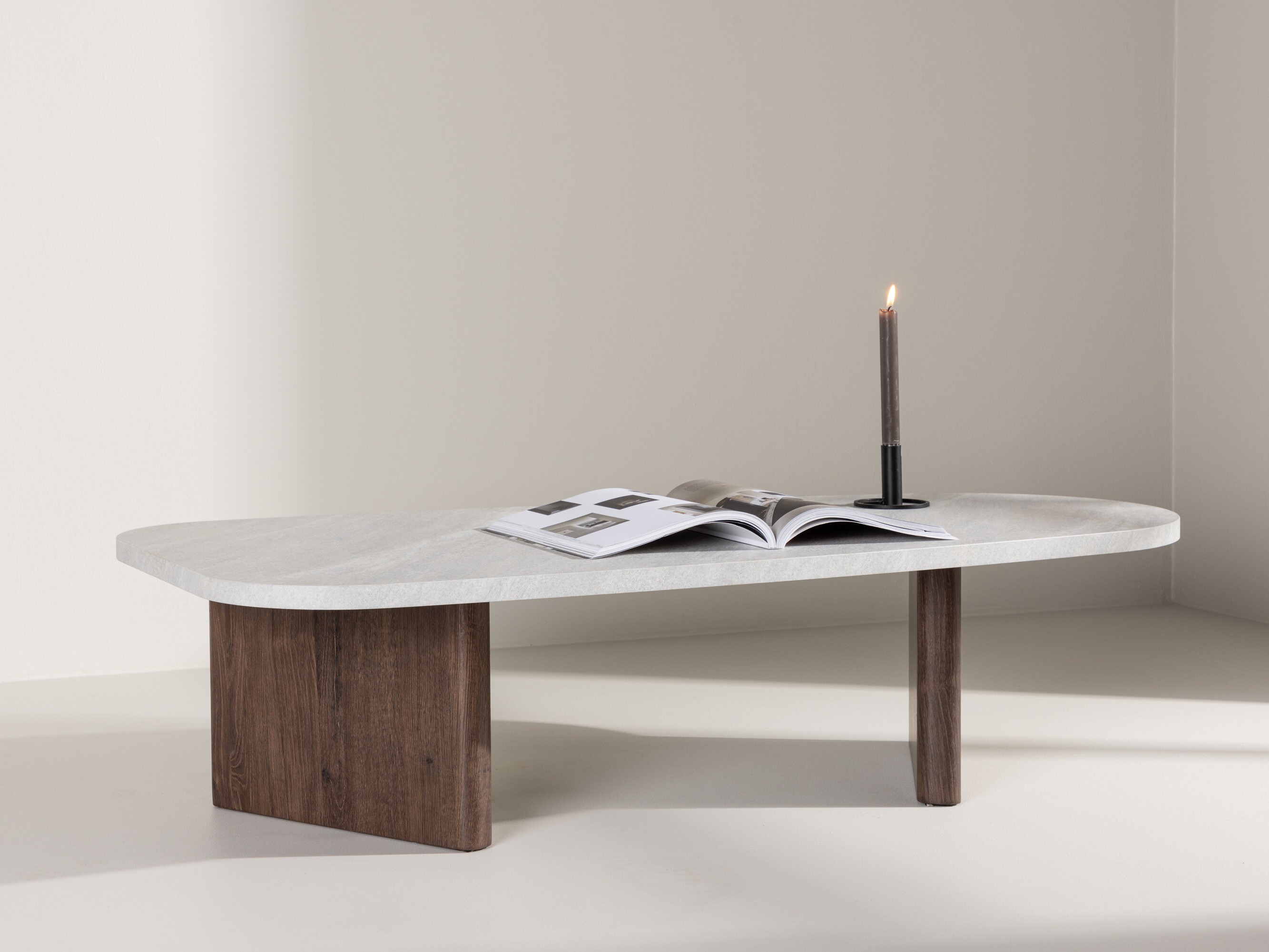 Coffee table Dallas 4213 (Grey + Brown)