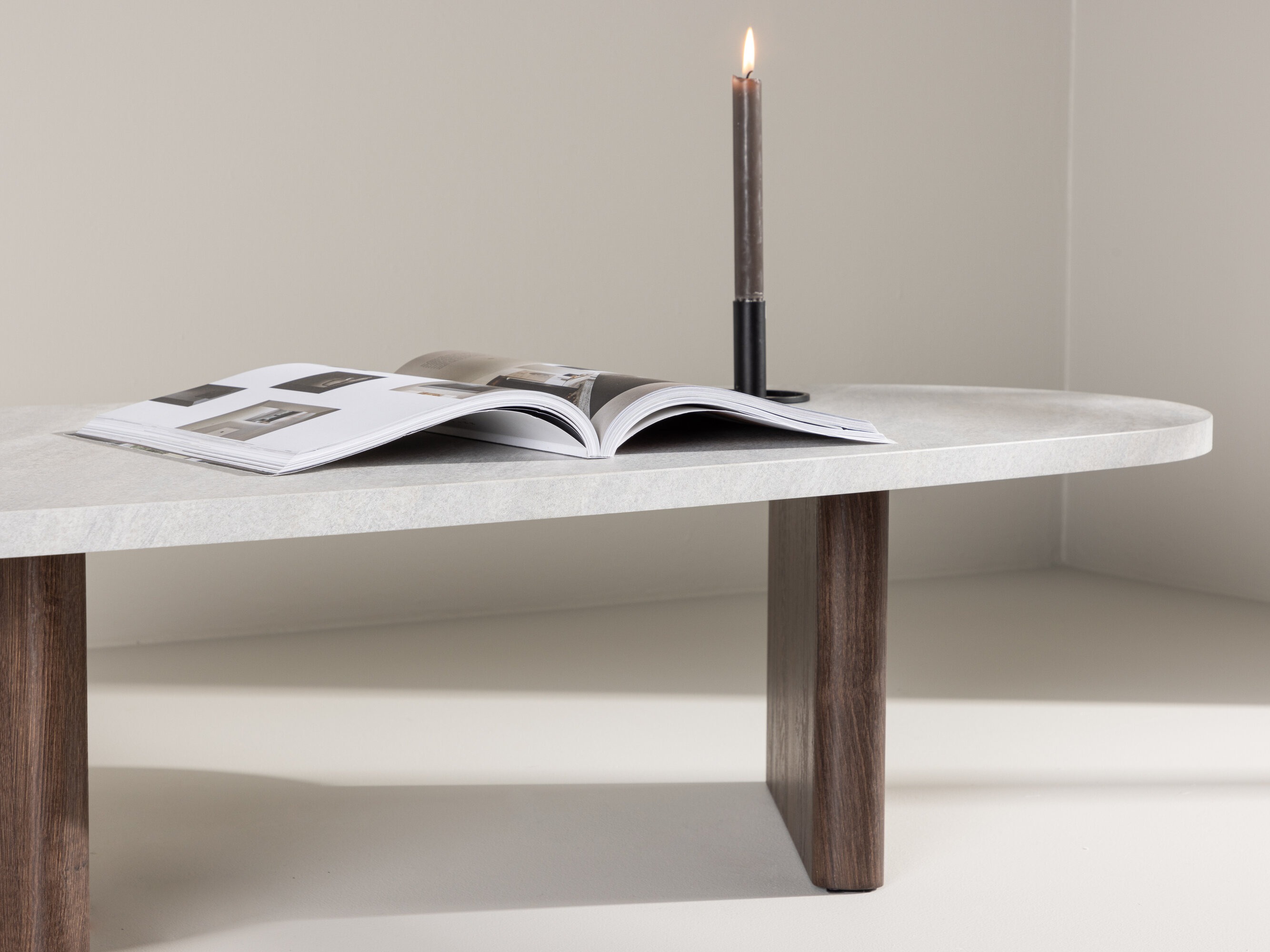 Coffee table Dallas 4213 (Grey + Brown)