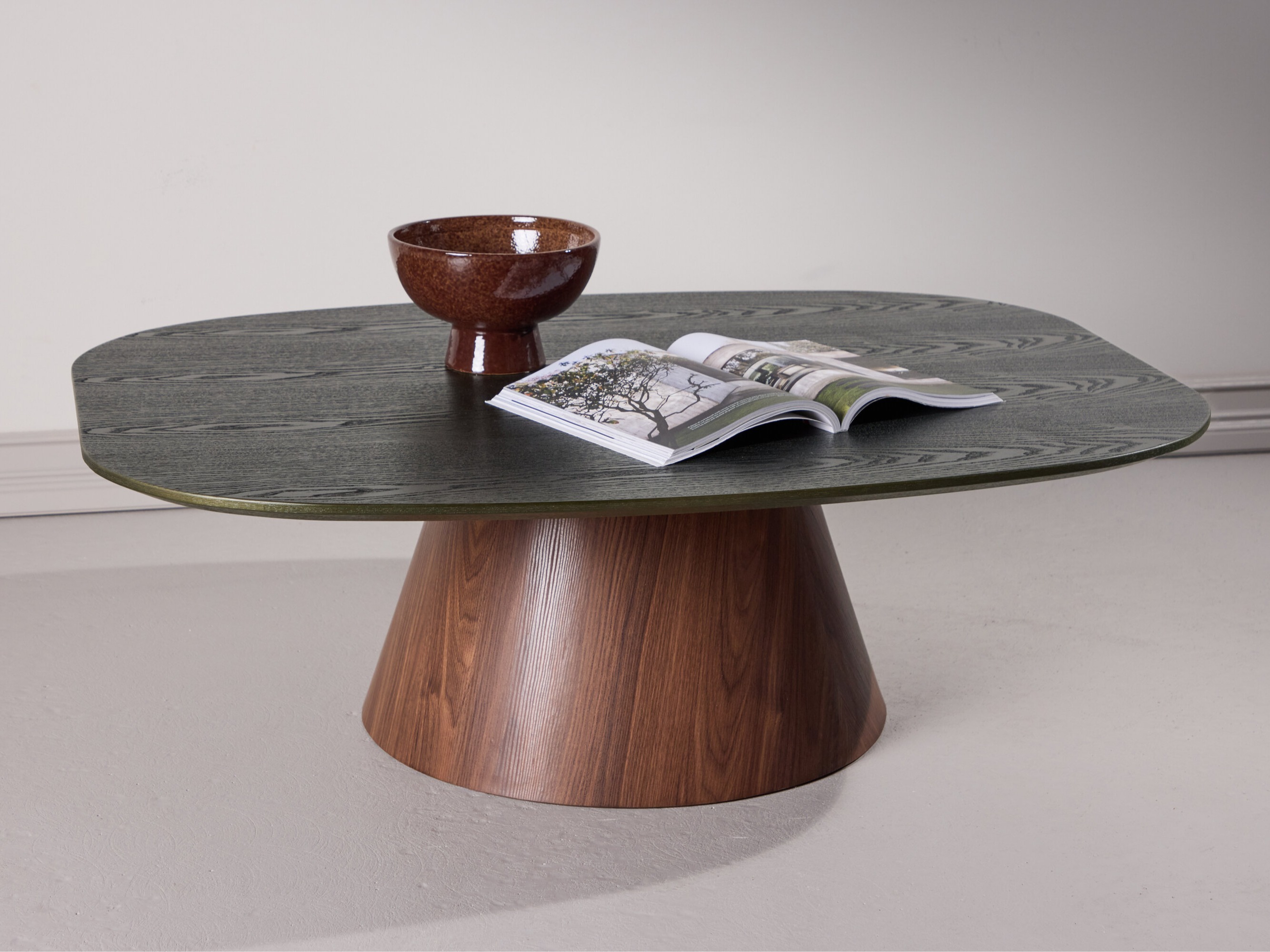 Coffee table Dallas 4976 (Dark green + Brown)