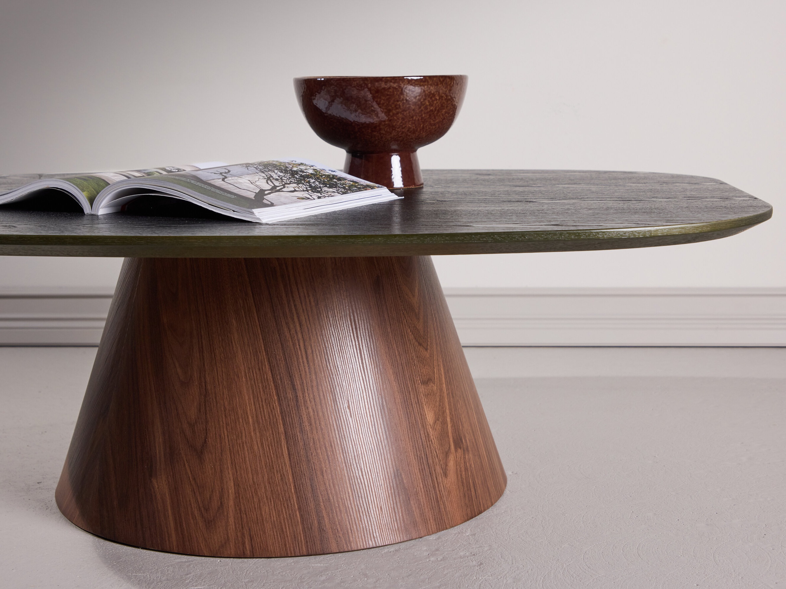 Coffee table Dallas 4976 (Dark green + Brown)