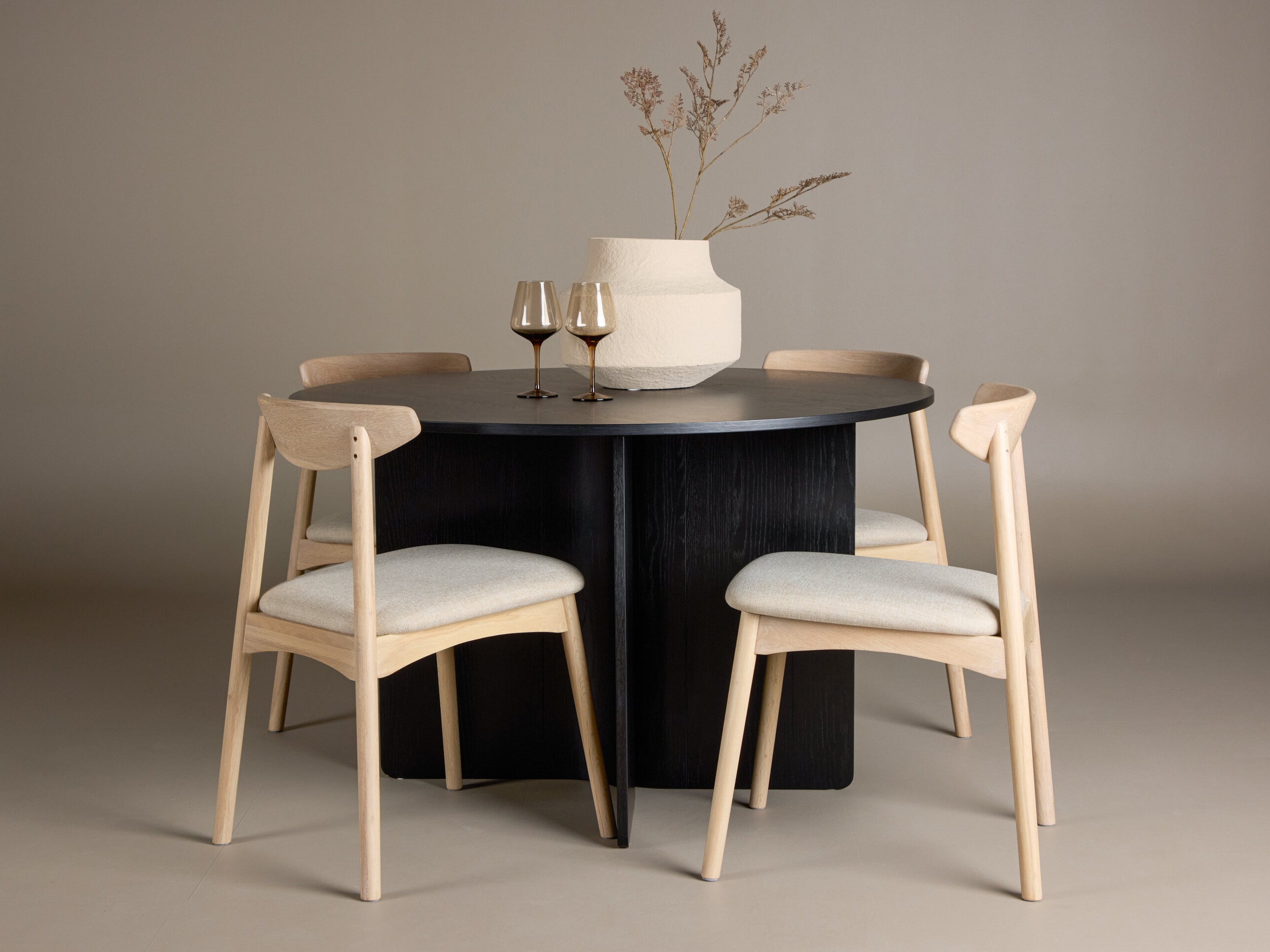 Dining set Dallas 4986 (Black)