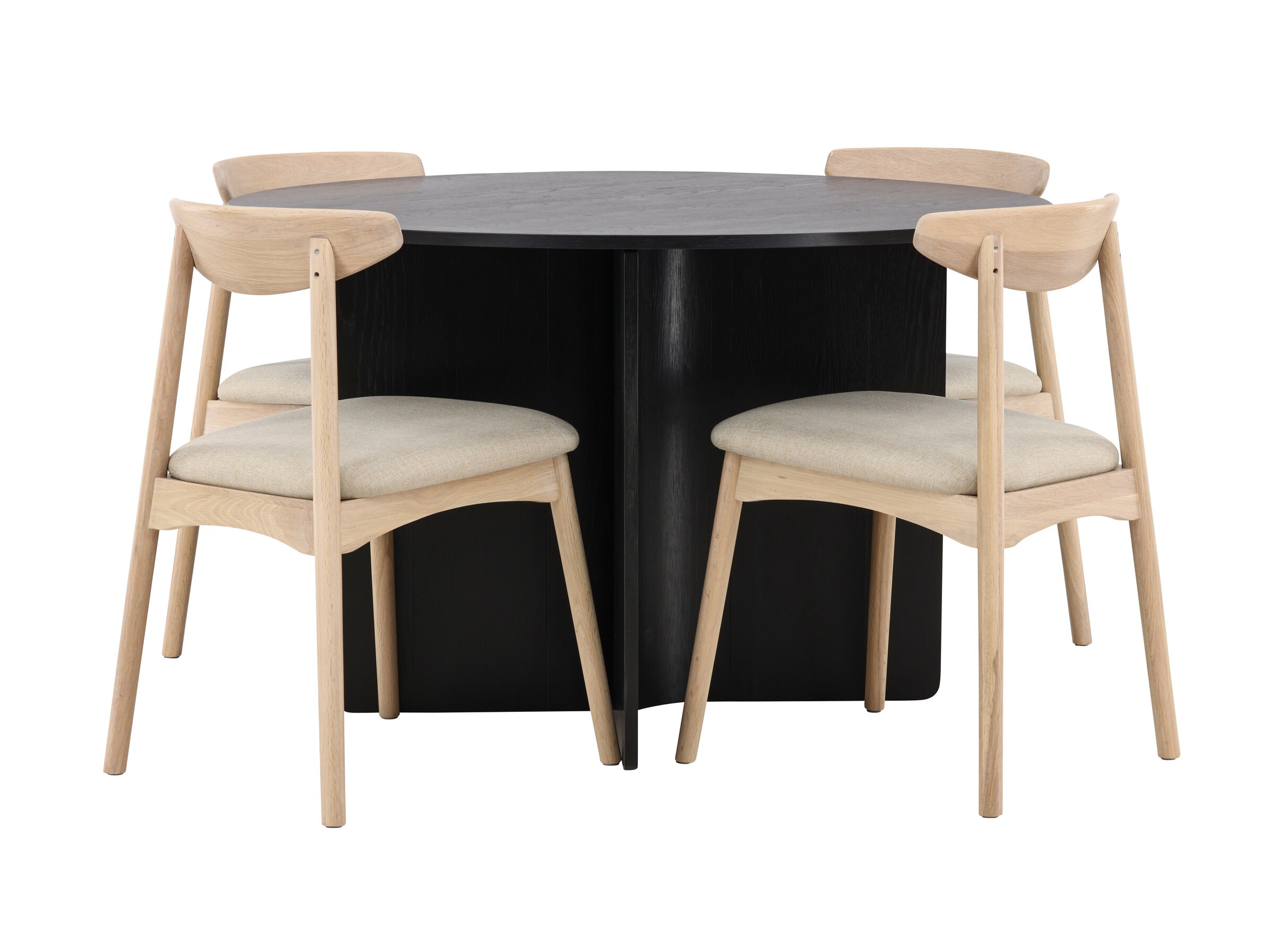 Dining set Dallas 4986 (Black)