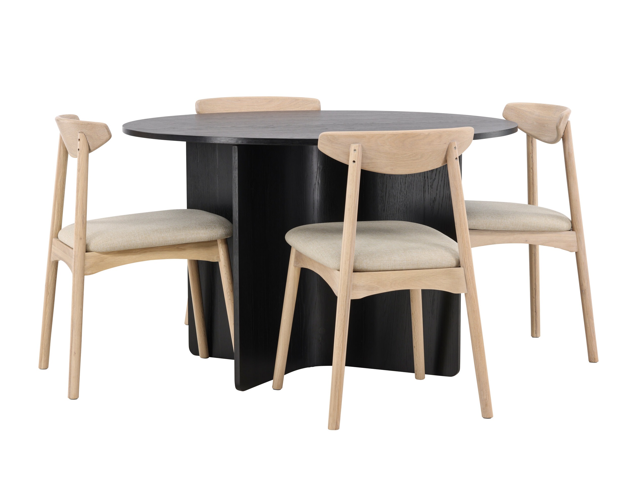 Dining set Dallas 4986 (Black)