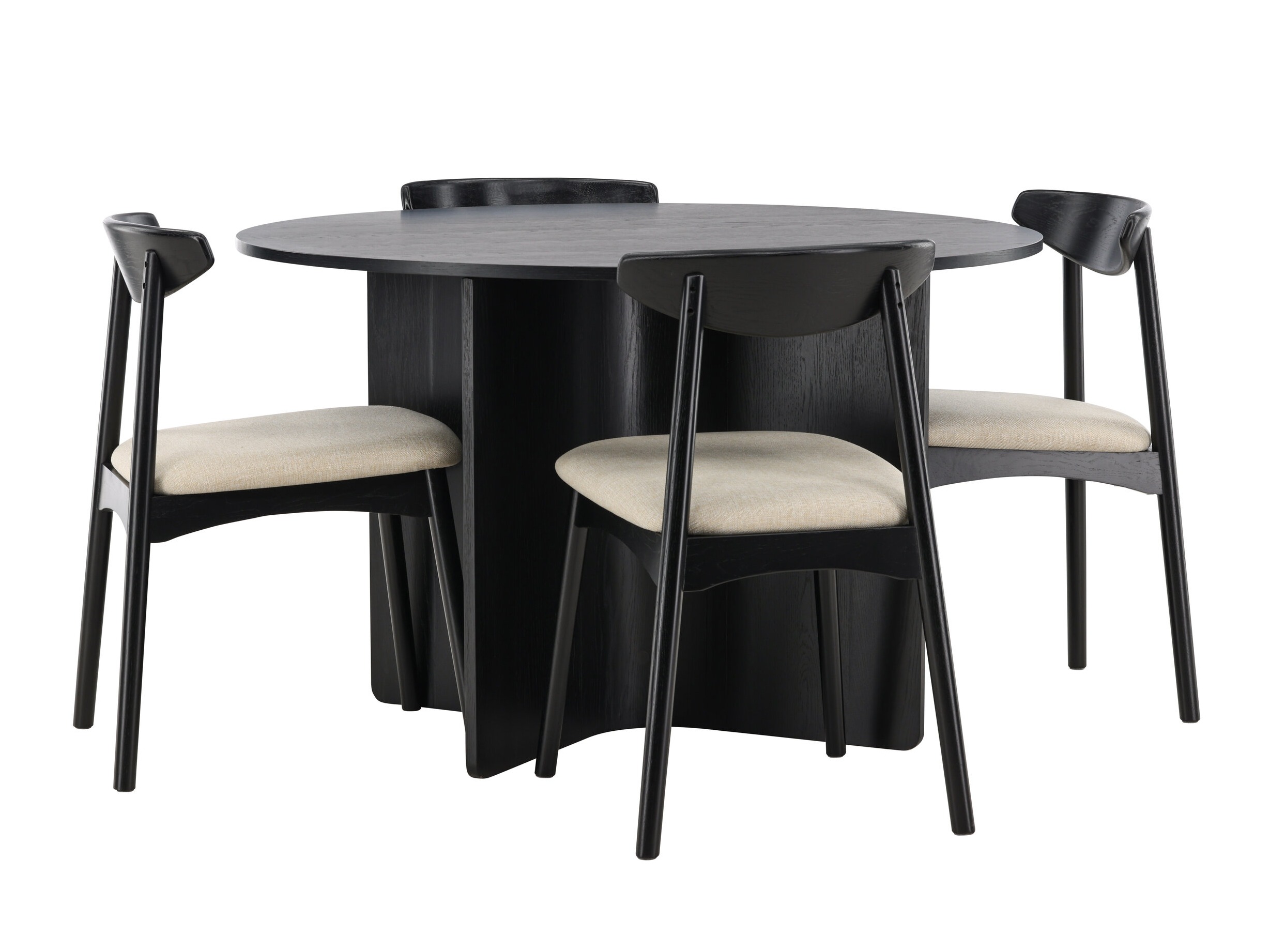 Dining set Dallas 4986 (Black)