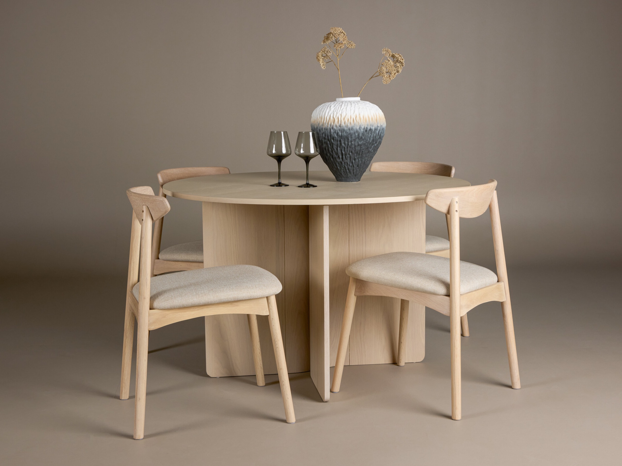 Dining set Dallas 4986 (Light wood)