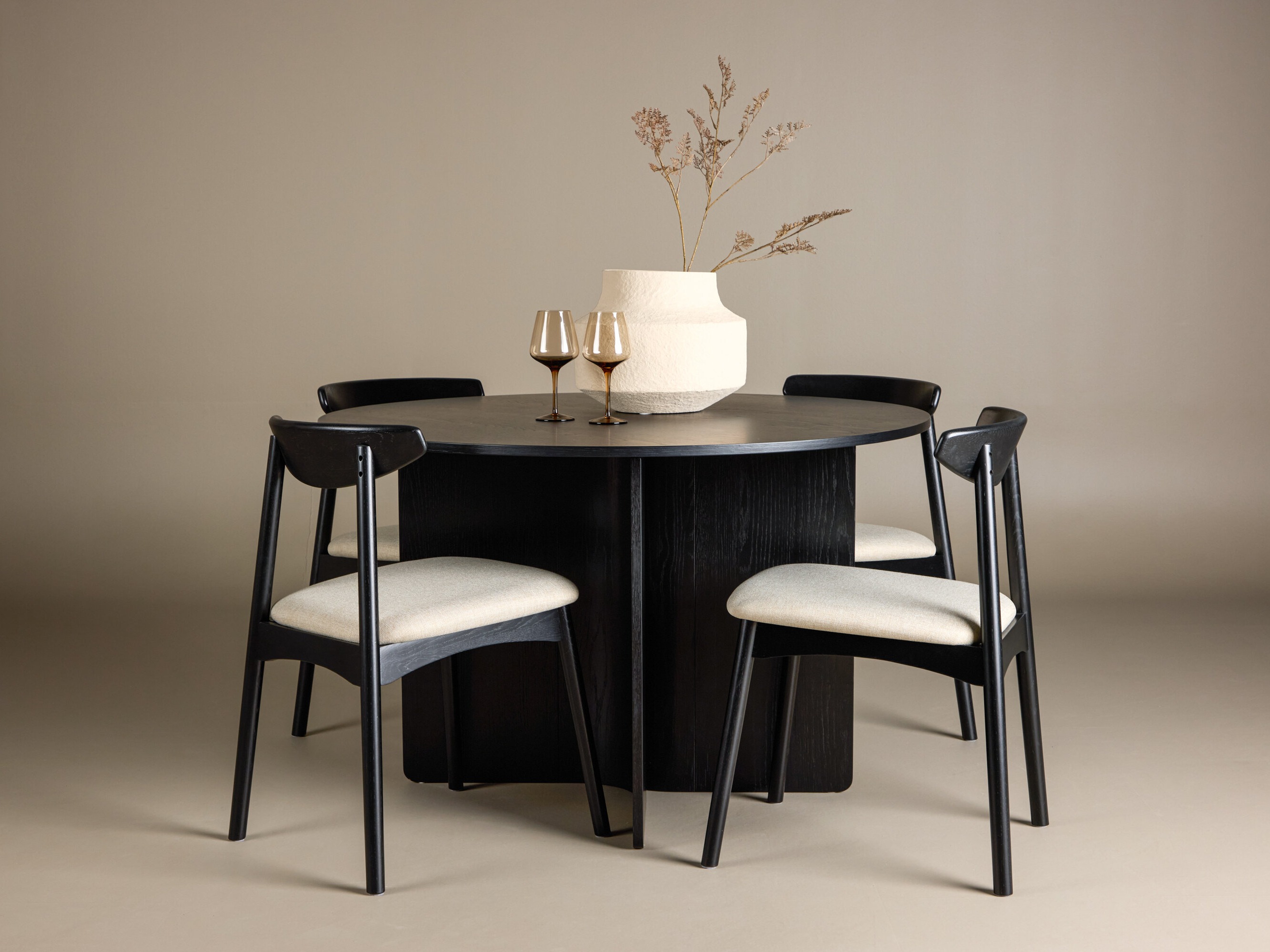 Dining set Dallas 4986 (Black)