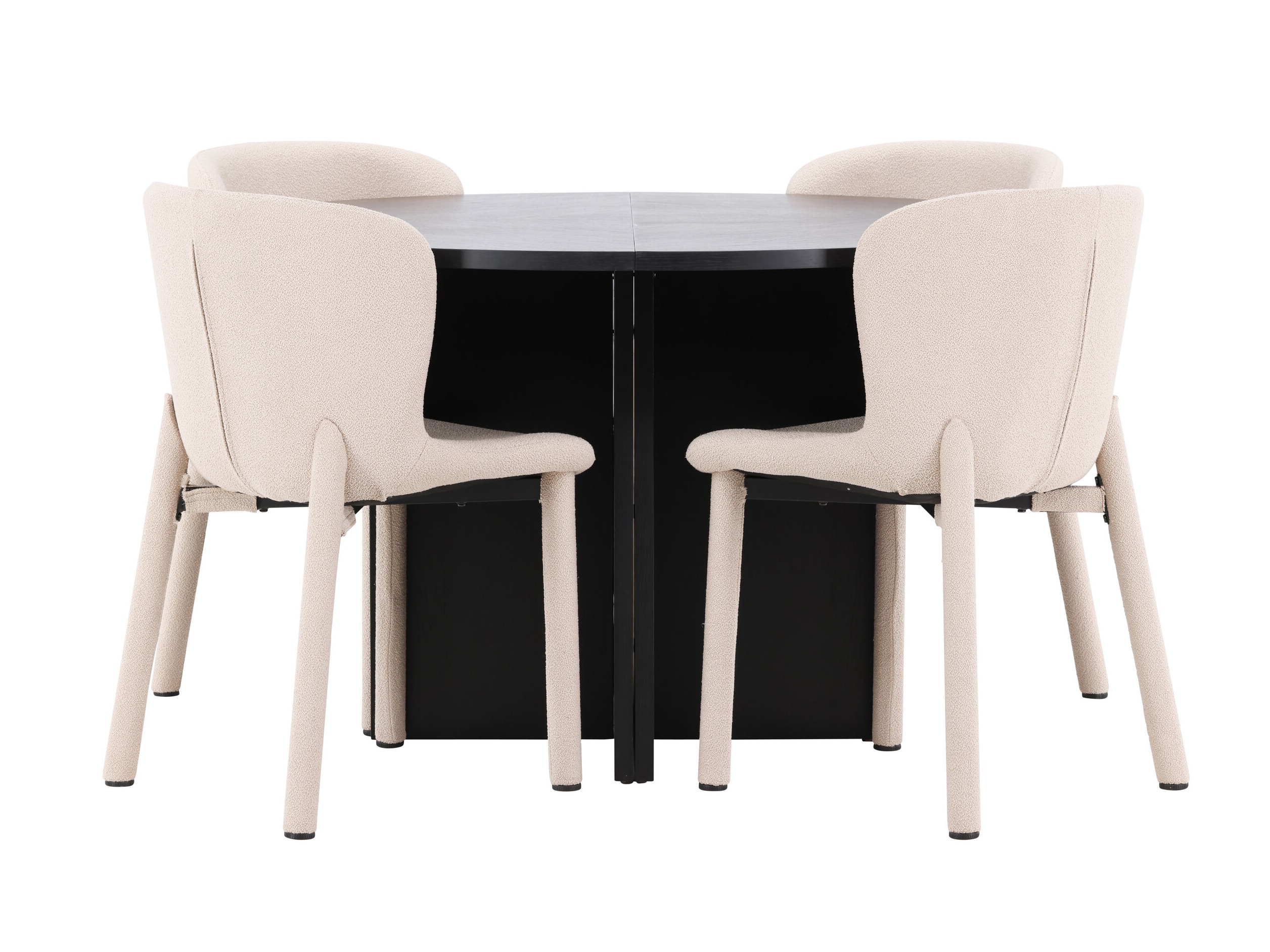 Dining set Dallas 4988 (Black)