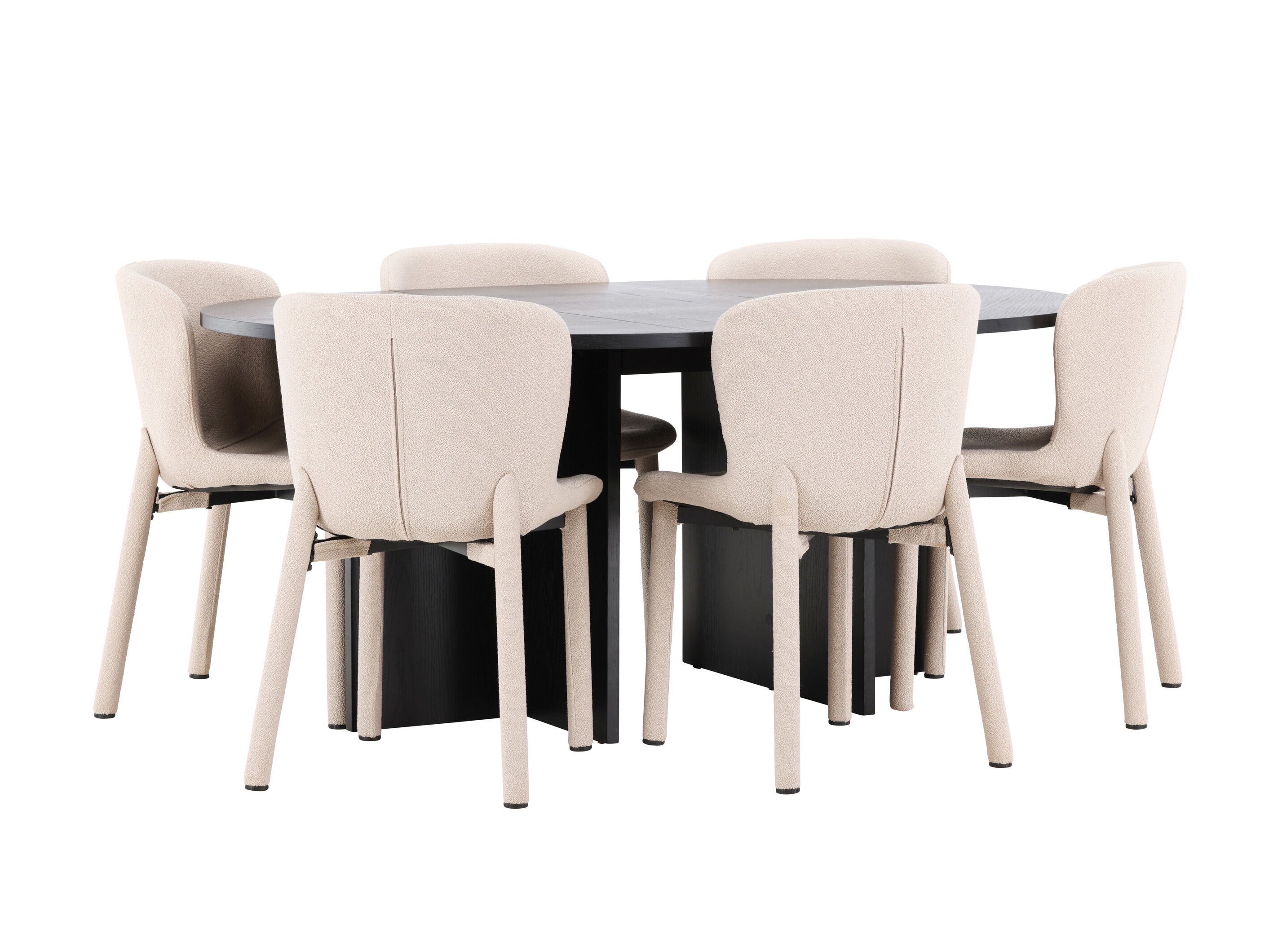 Dining set Dallas 4989 (Black)