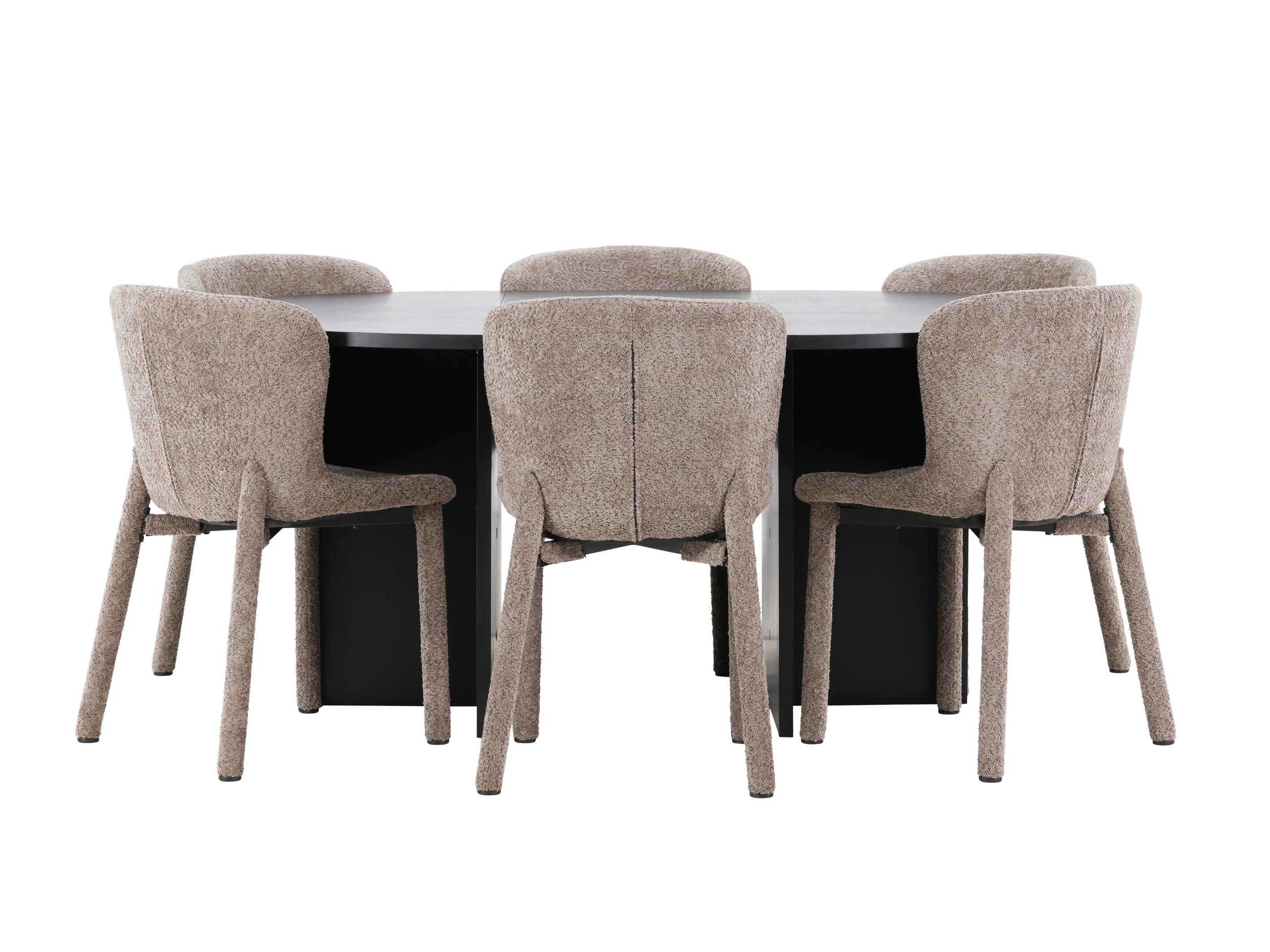 Dining set Dallas 4989 (Black)