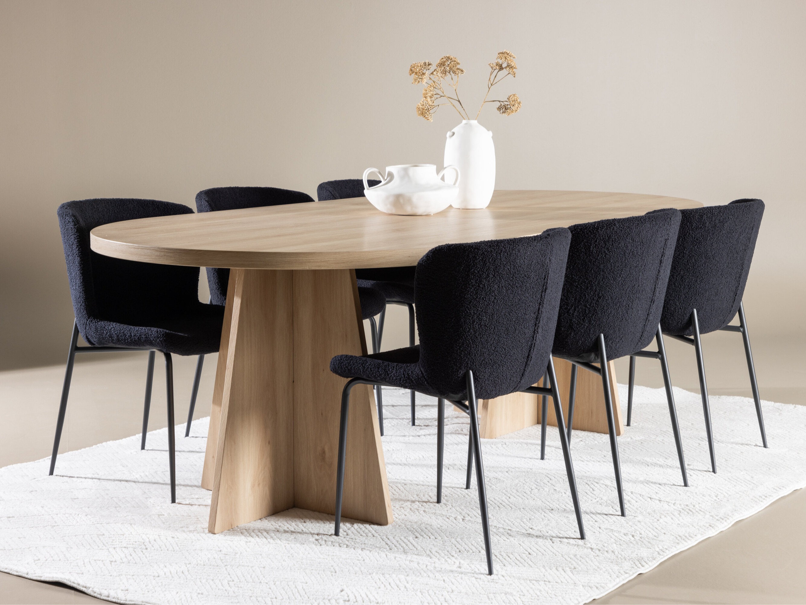 Dining set Dallas 4990 (Black)