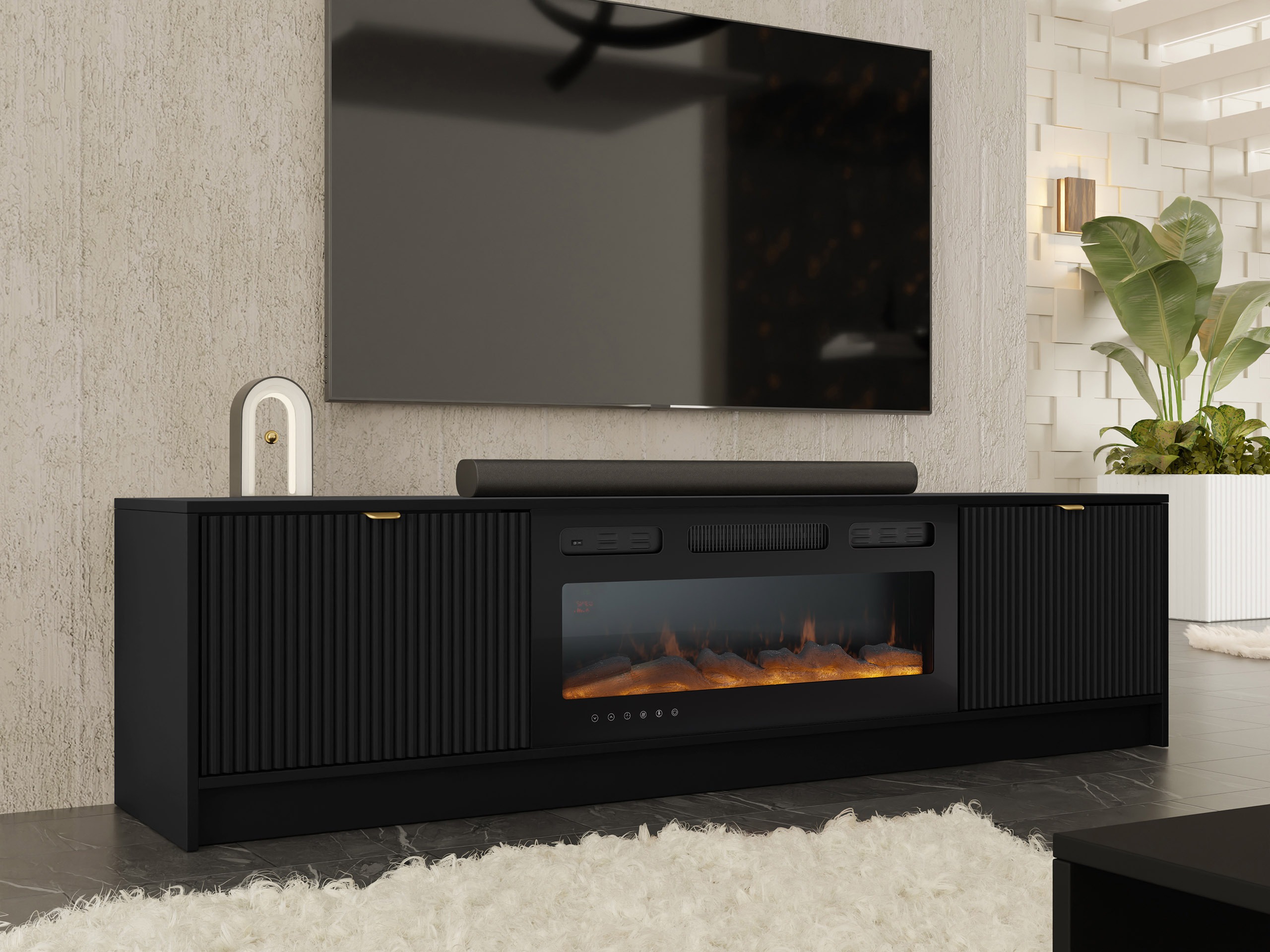 TV stand Comfivo Larmire 109 (Black)