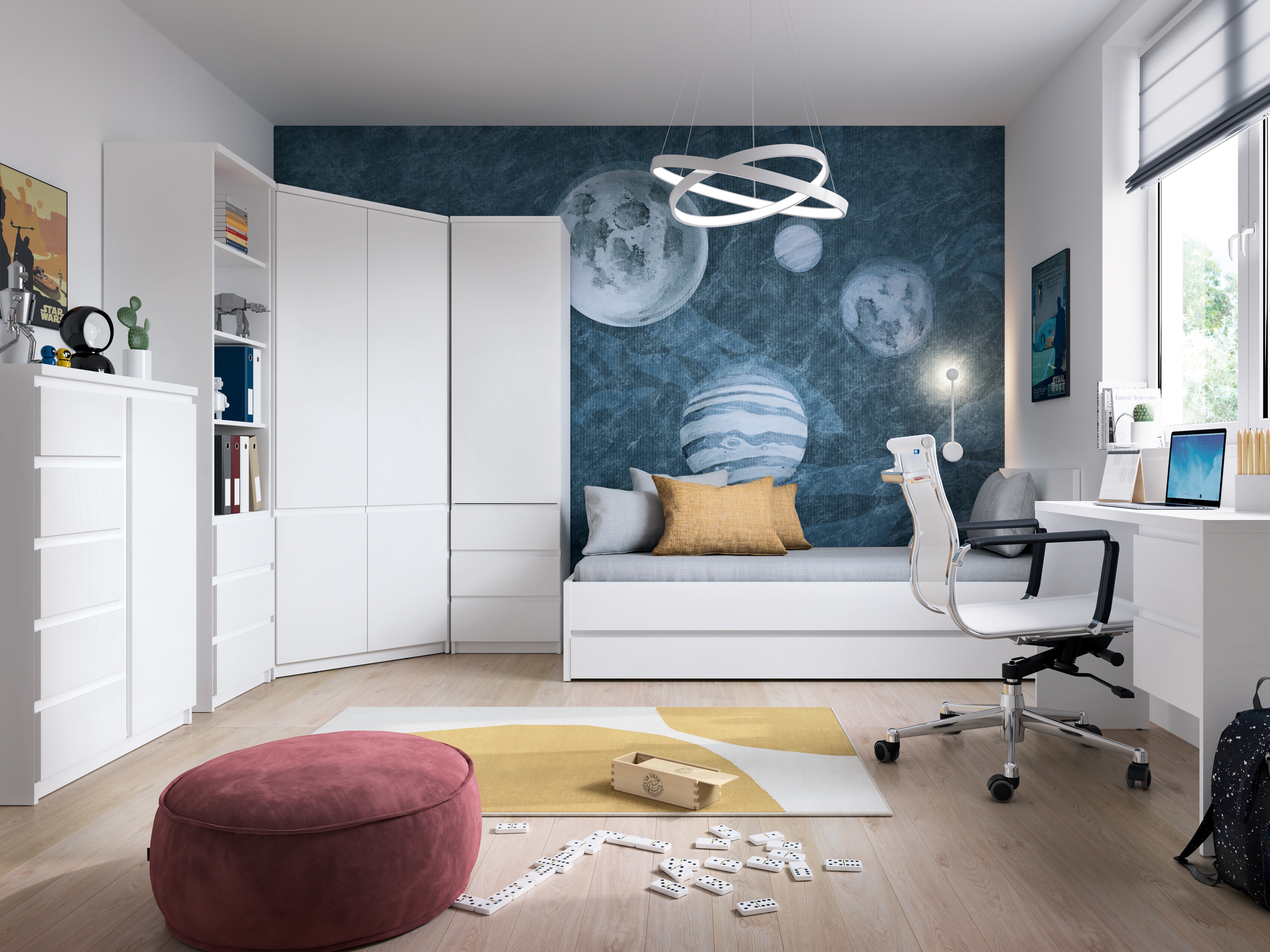 Bed Merfere 107 (White)