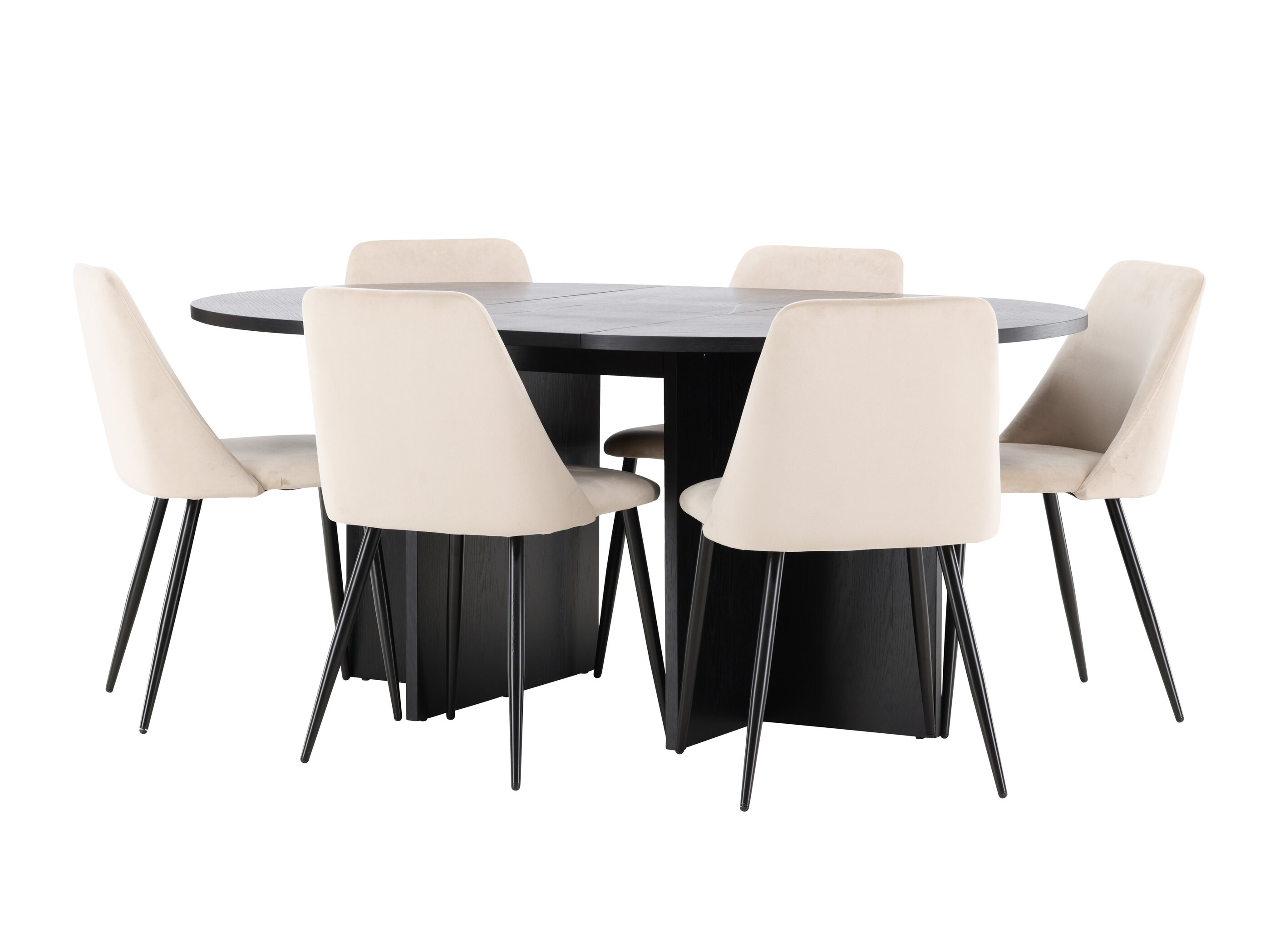 Dining set Dallas 4992 (Black)