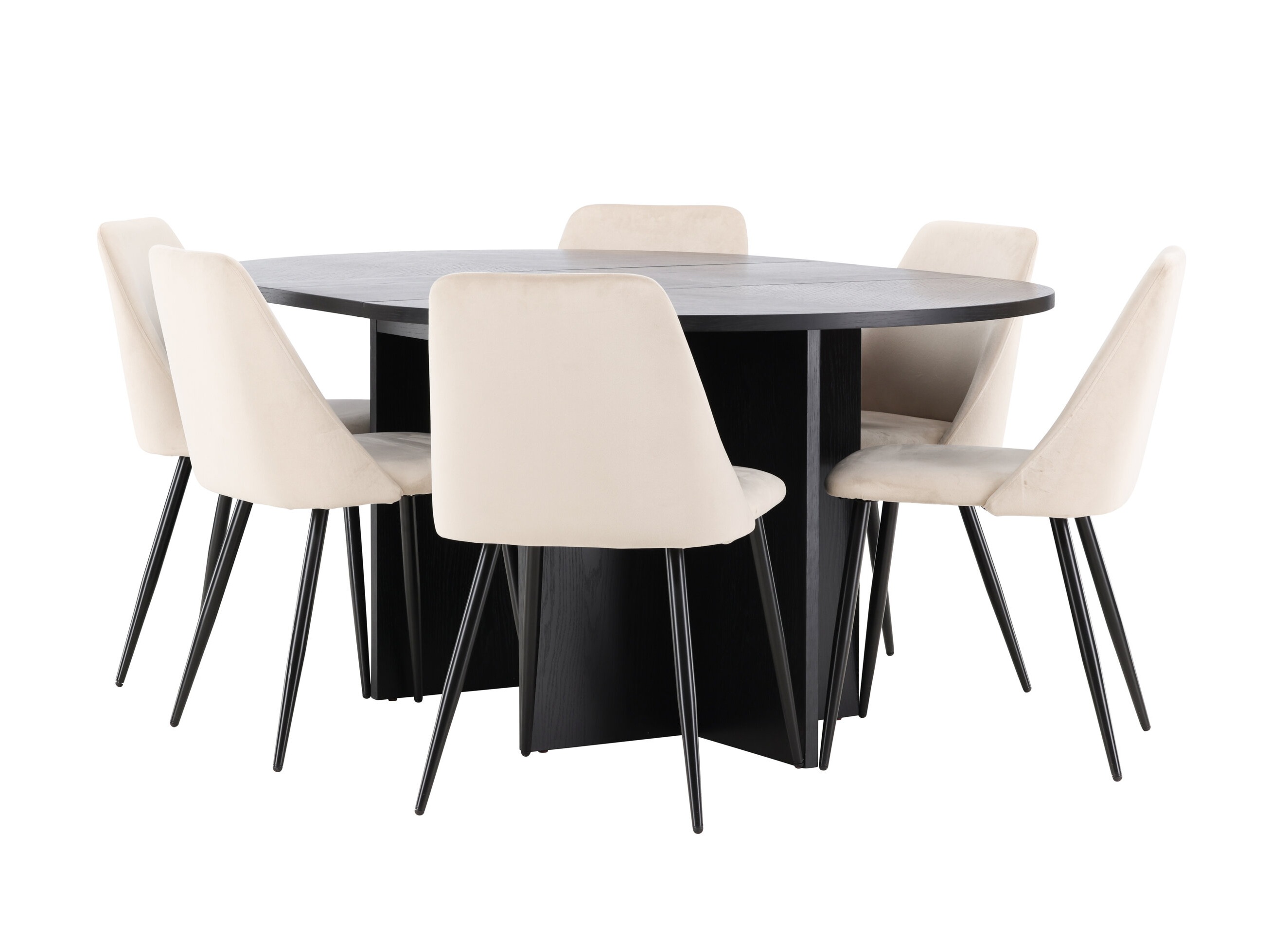 Dining set Dallas 4992 (Black)