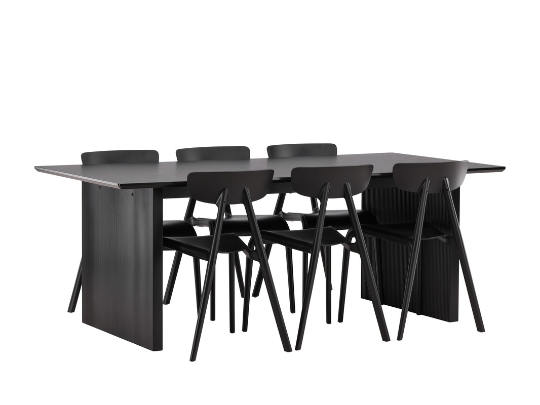 Dining set Dallas 4993 (Black)