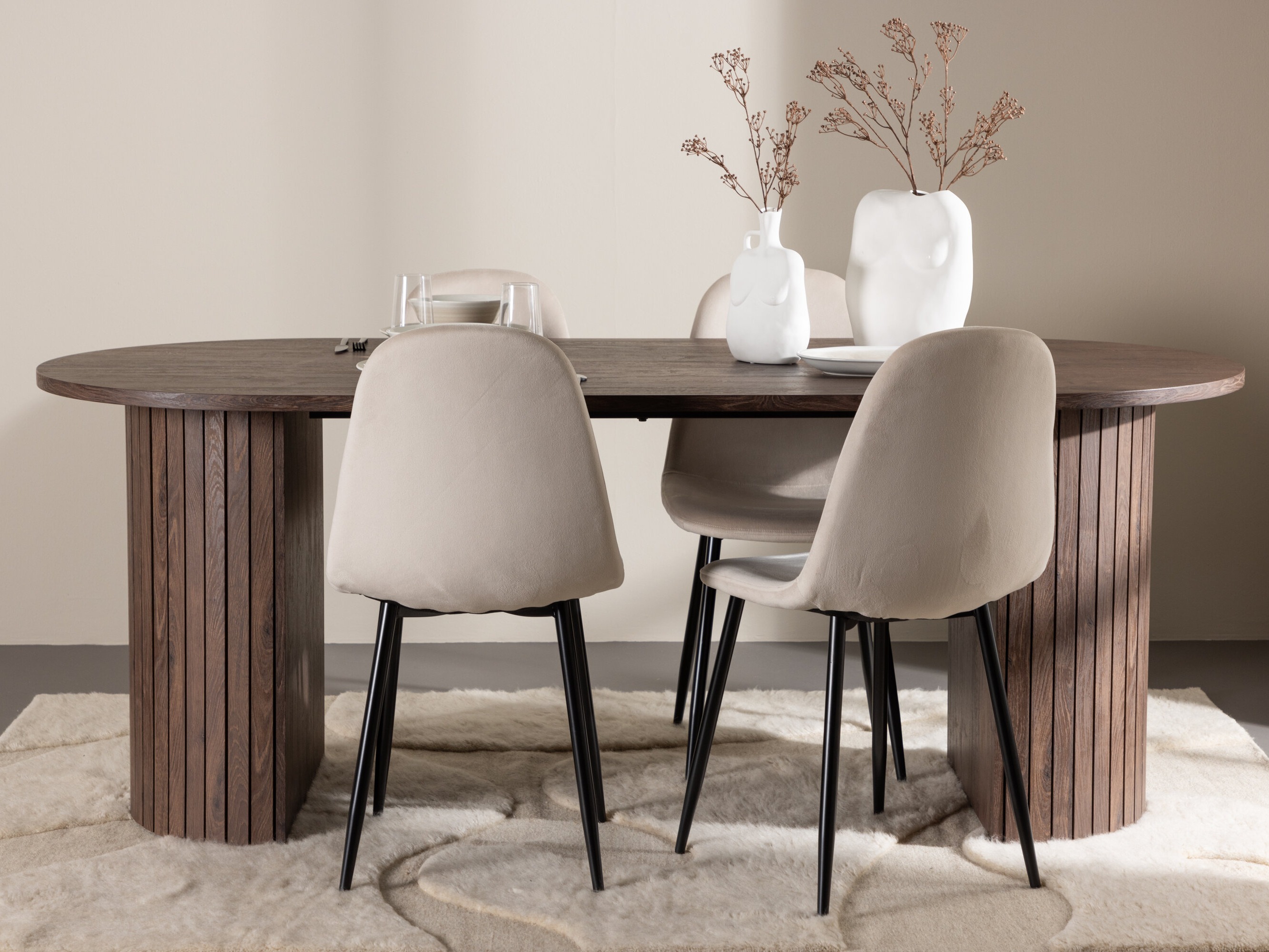 Dining set Dallas 4995 (Beige)