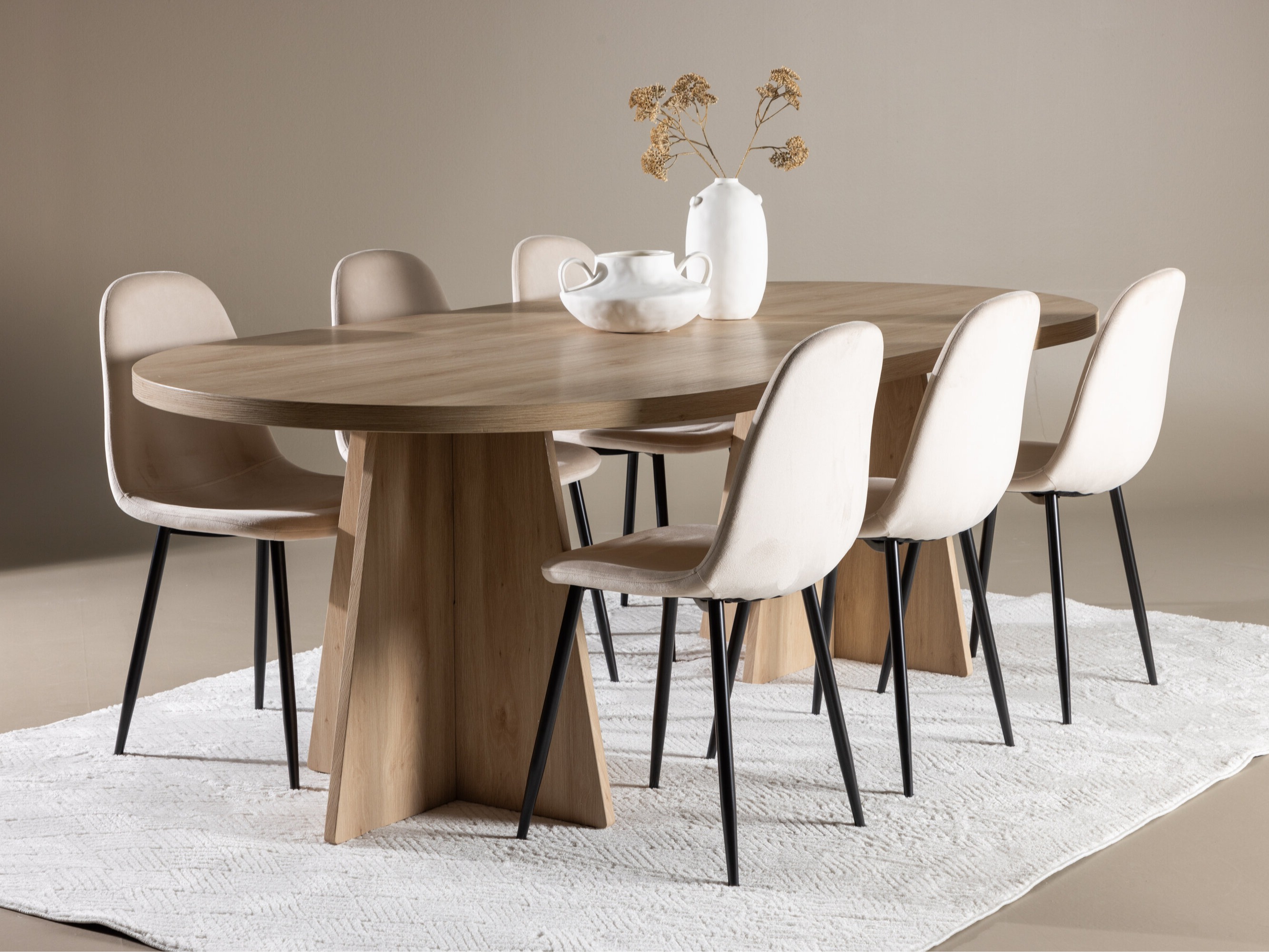 Dining set Dallas 4998 (Beige)