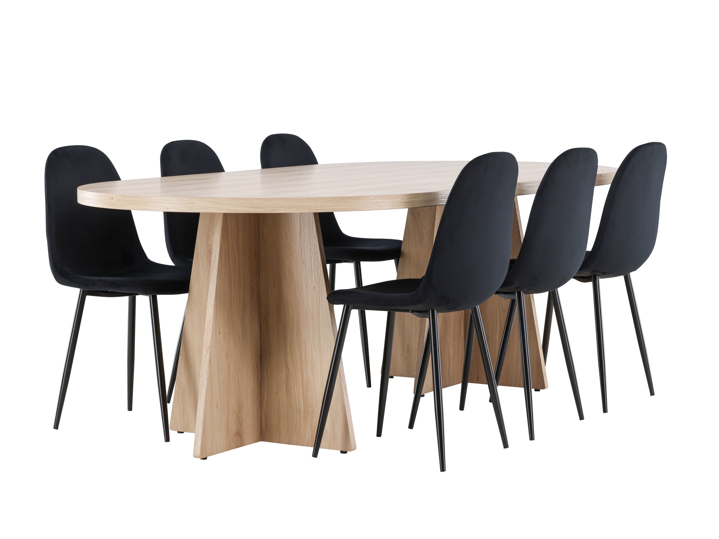 Dining set Dallas 4998 (Black)