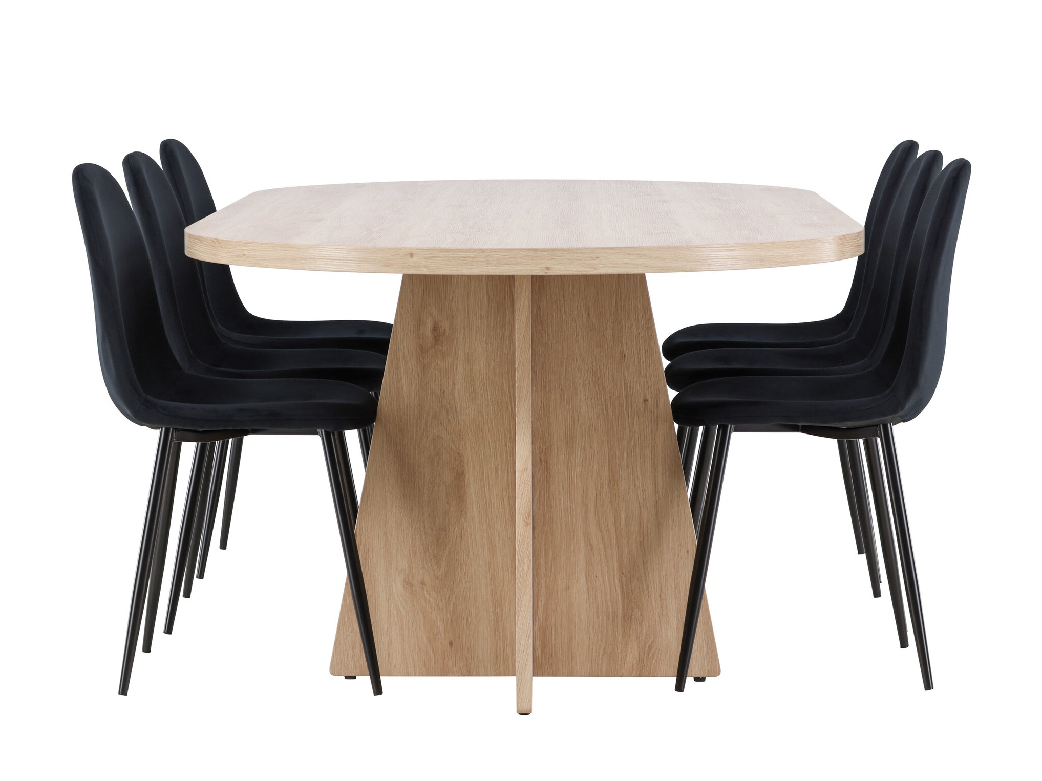 Dining set Dallas 4998 (Black)