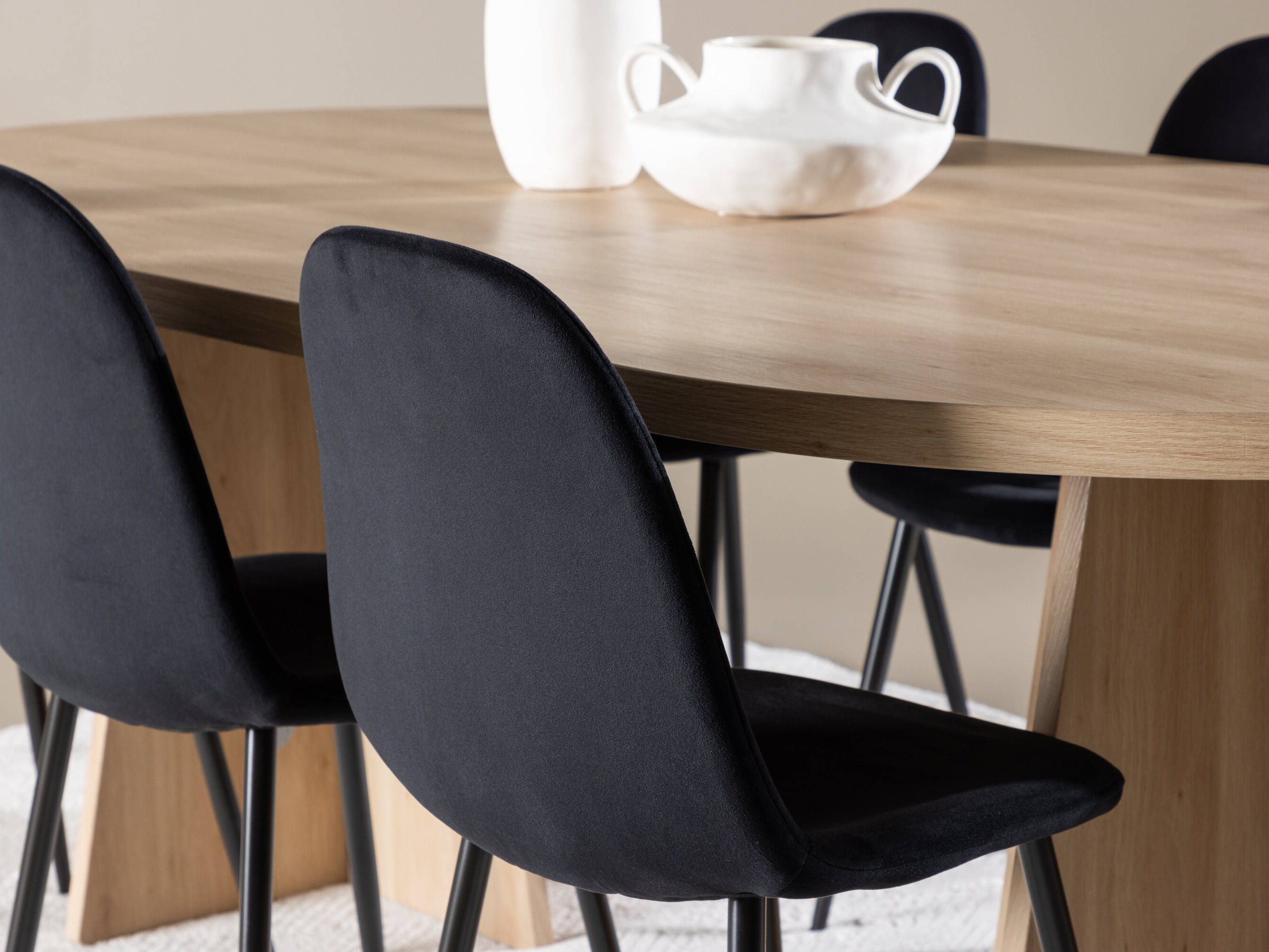 Dining set Dallas 4998 (Black)