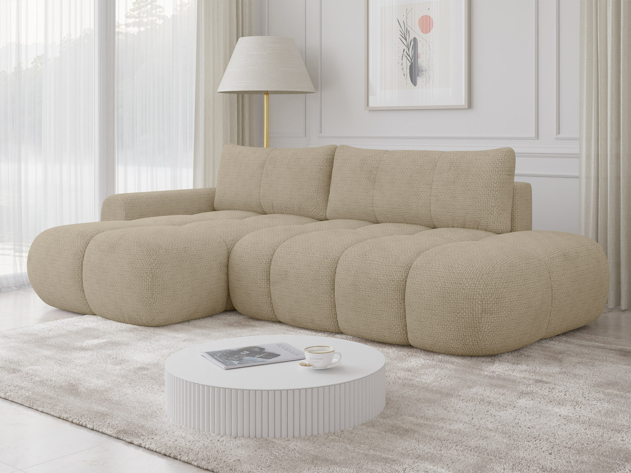 Corner sofa TrendyNest 120 (Flow 02)