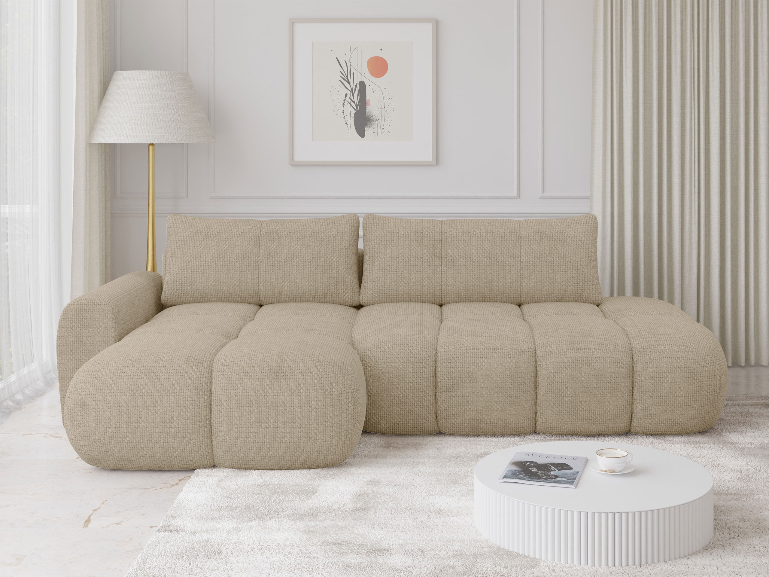 Corner sofa TrendyNest 120 (Flow 02)