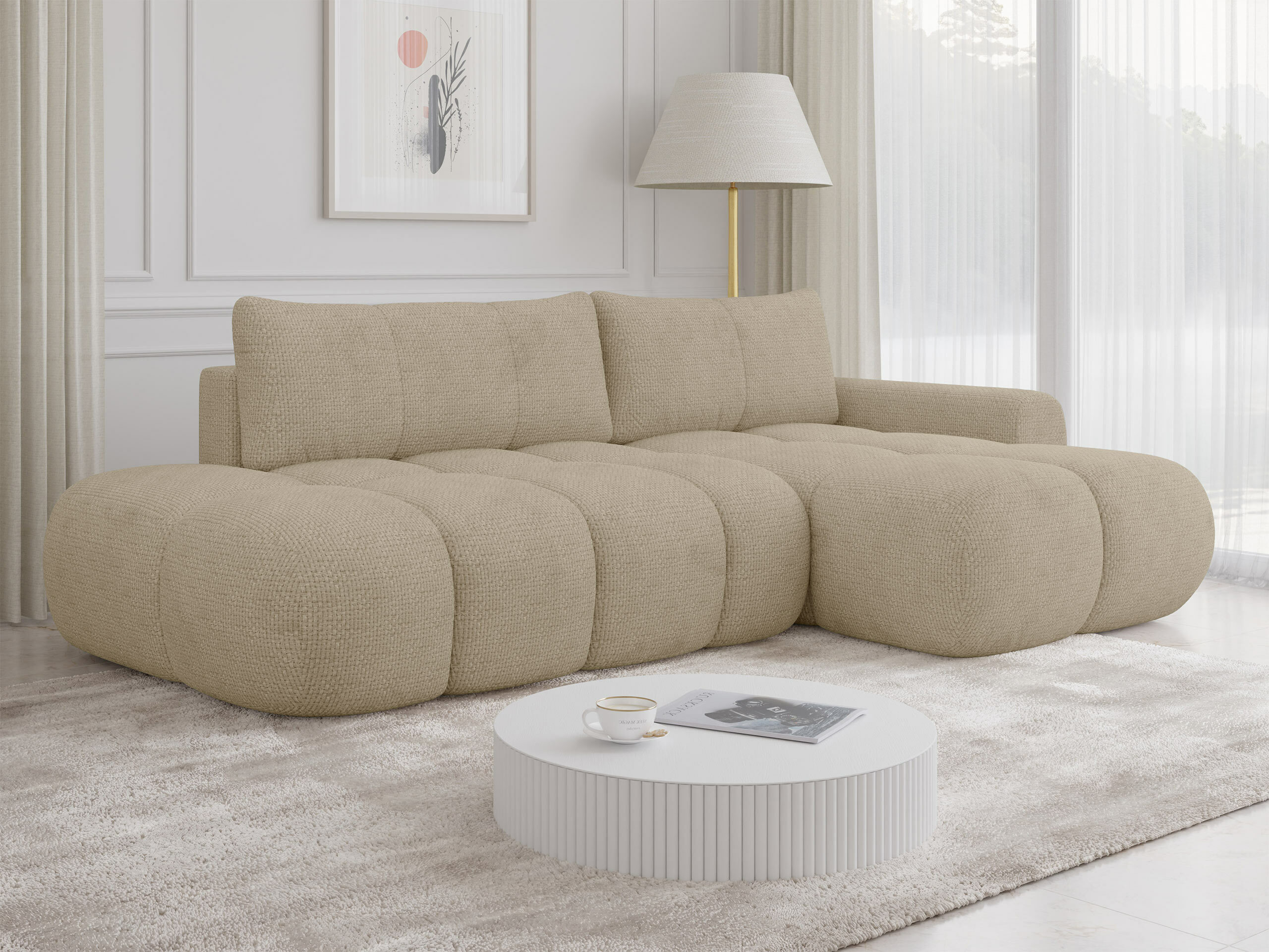 Corner sofa TrendyNest 120 (Flow 02)