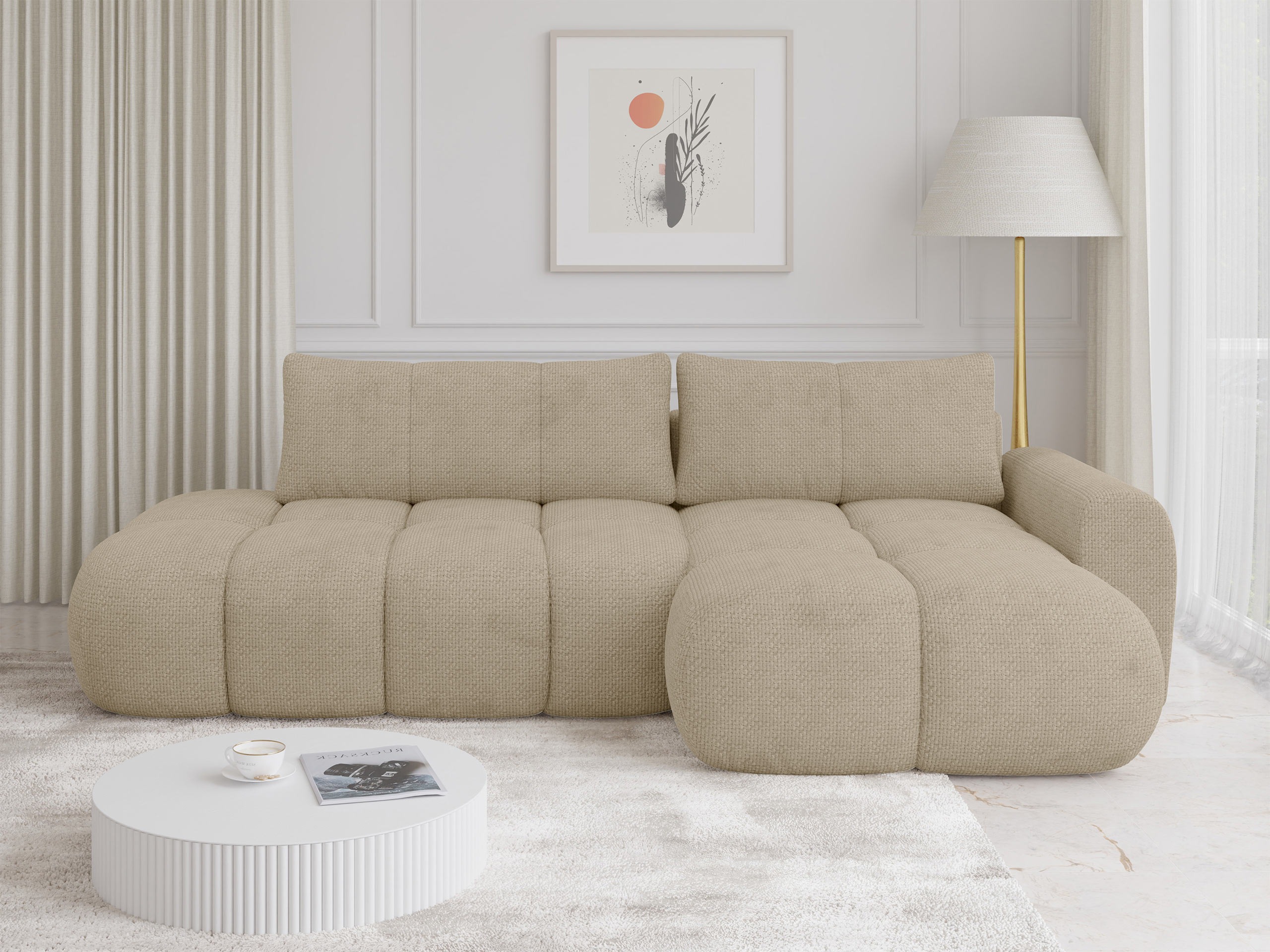 Corner sofa TrendyNest 120 (Flow 02)