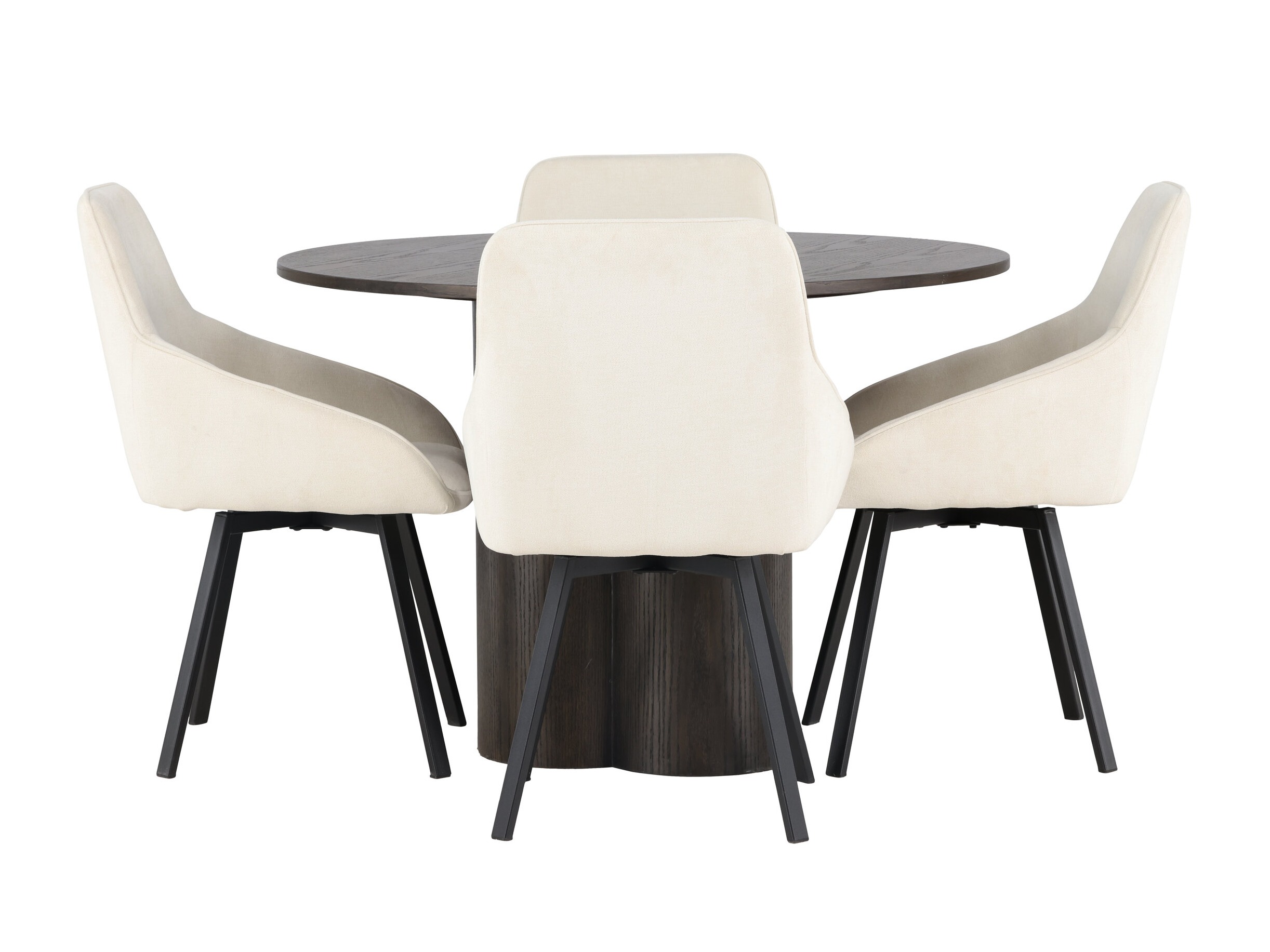 Dining set Dallas 5008 (Dark nut)
