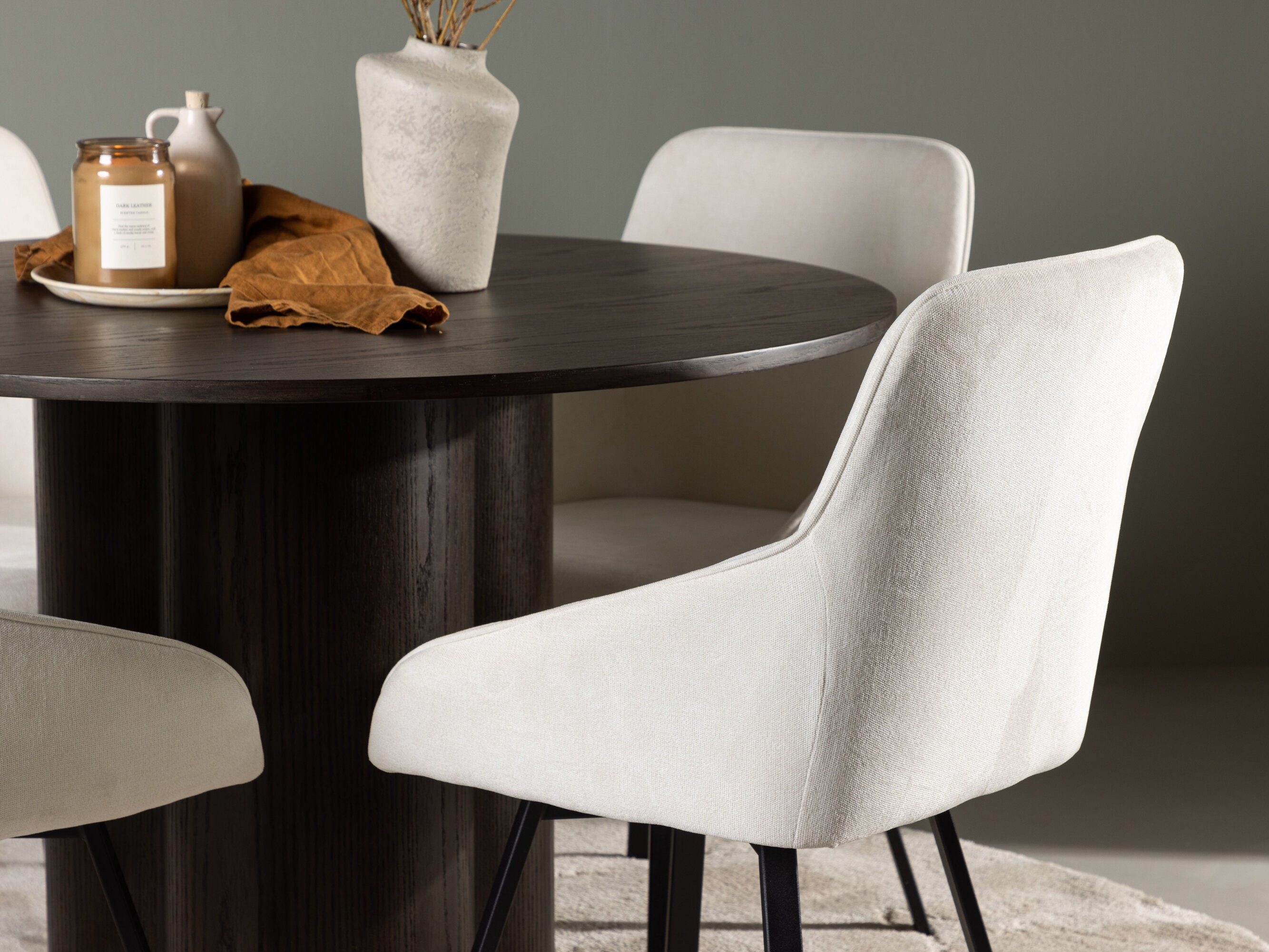 Dining set Dallas 5008 (Dark nut)