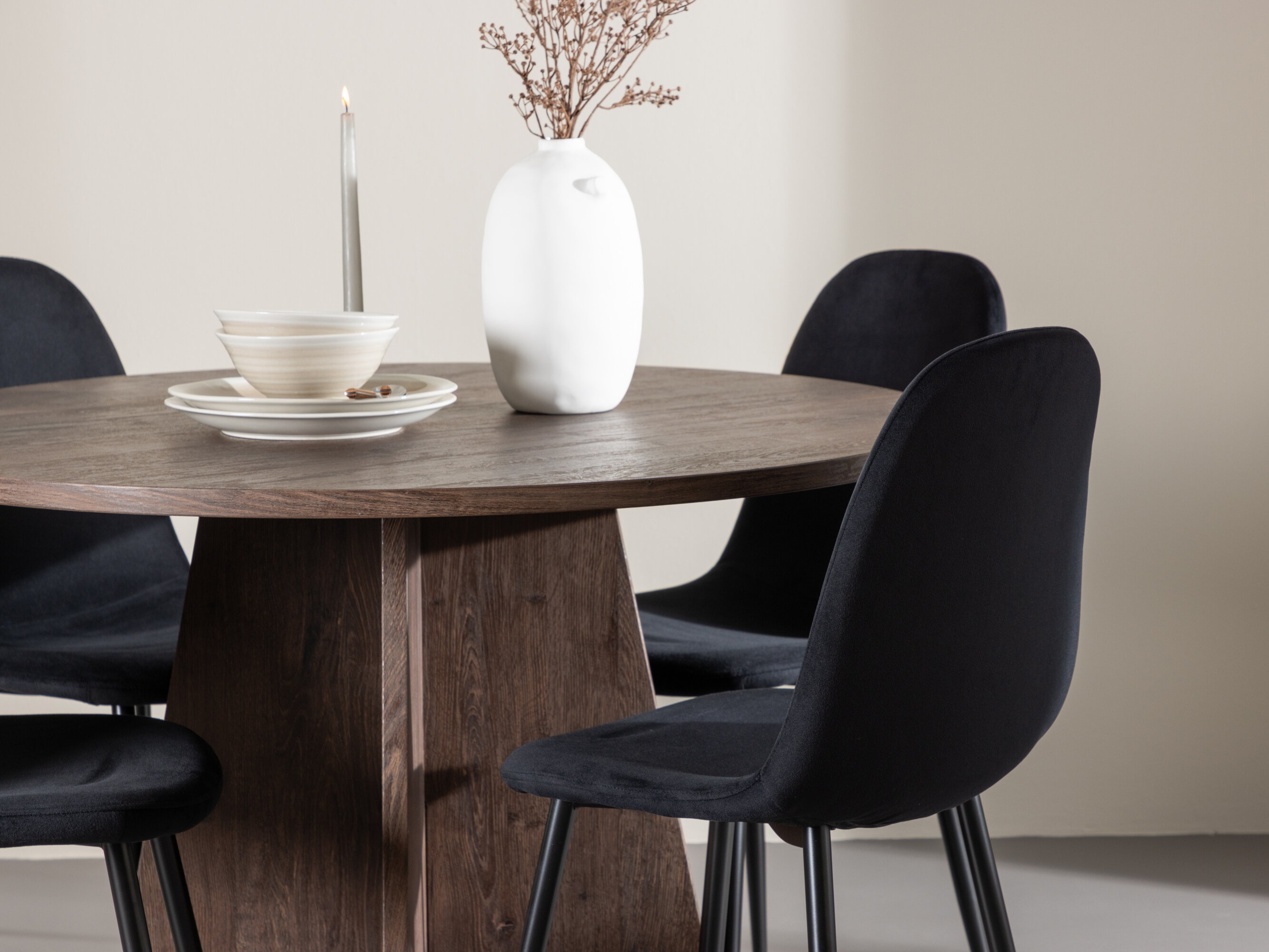 Dining set Dallas 5009 (Black)