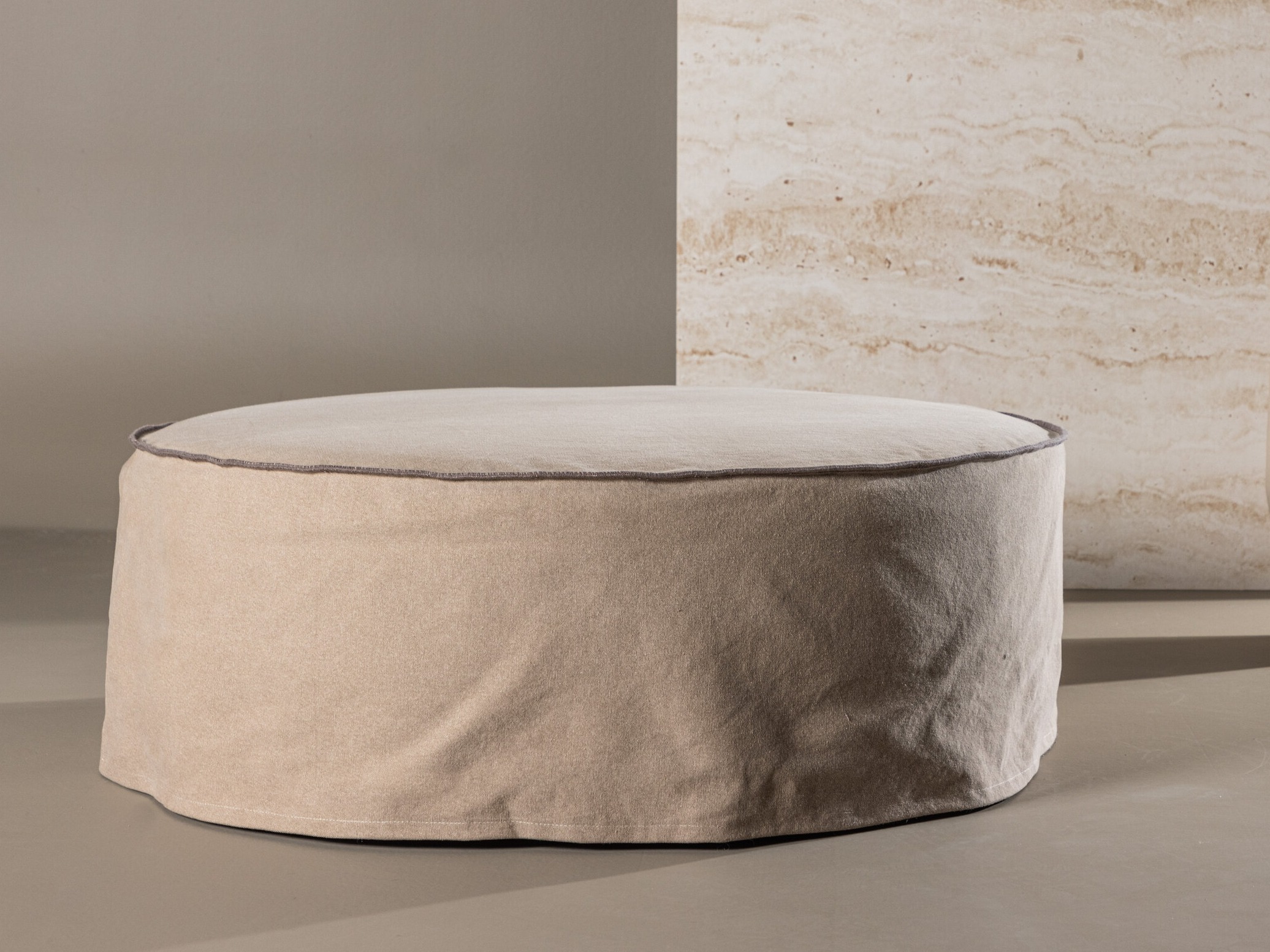 Upholstered bench Dallas 5006 (Light brown)