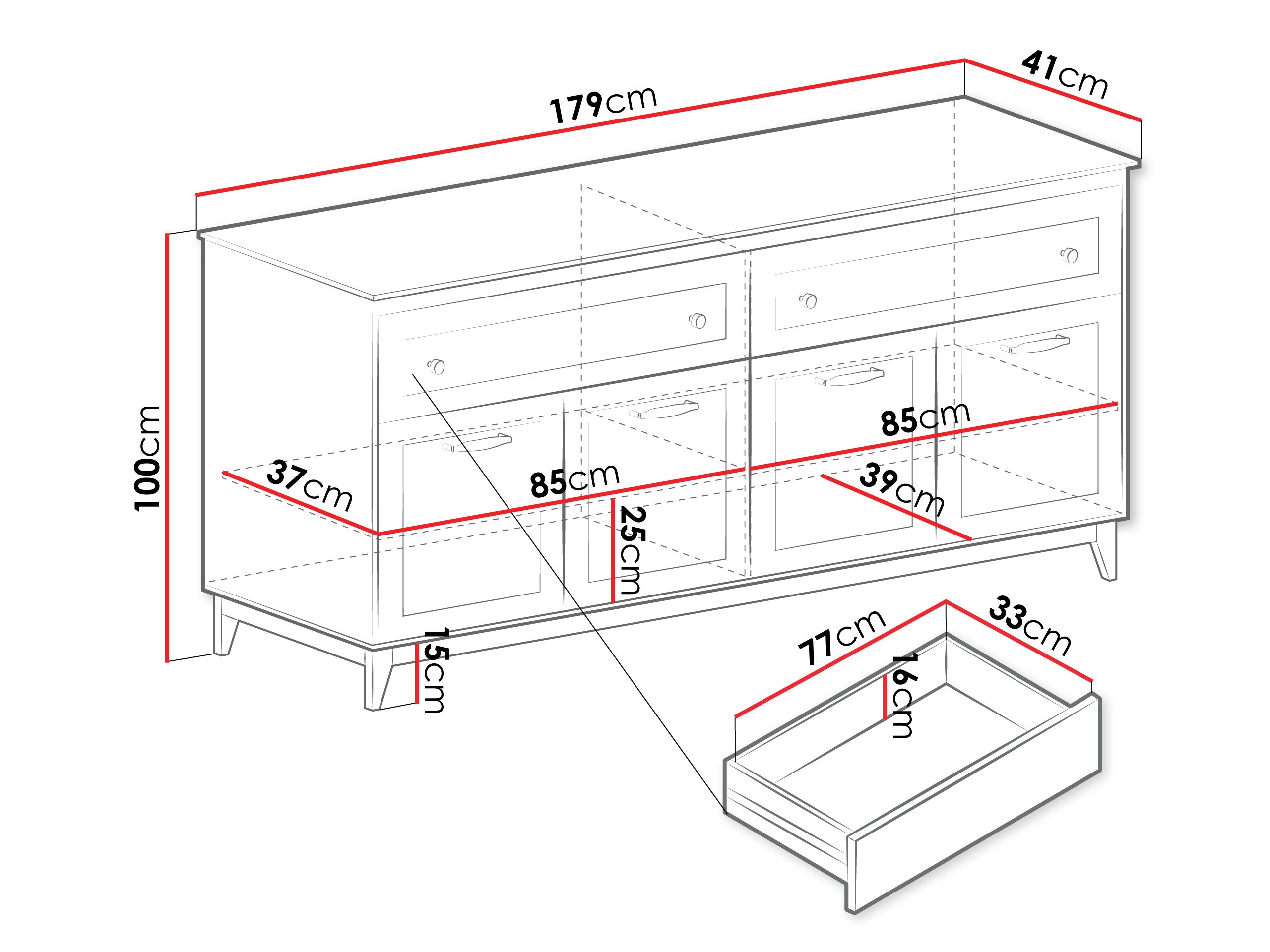 Chest of drawers Sonfera 101